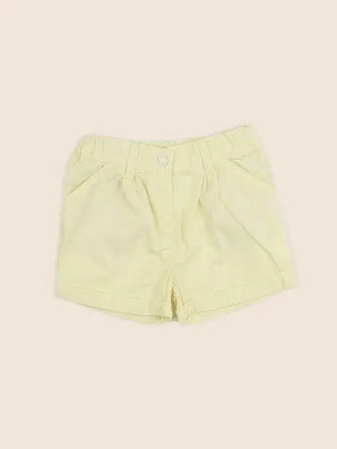 Vertbaudet - short jaune - 12 mois