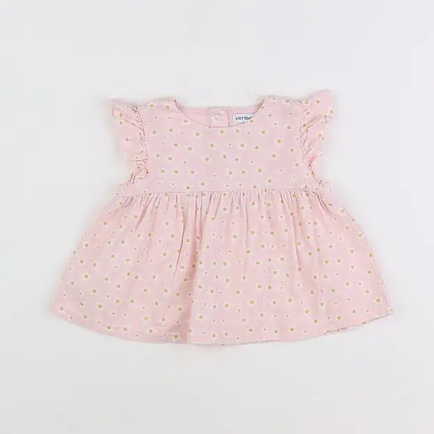 Vertbaudet - blouse rose - 9 mois