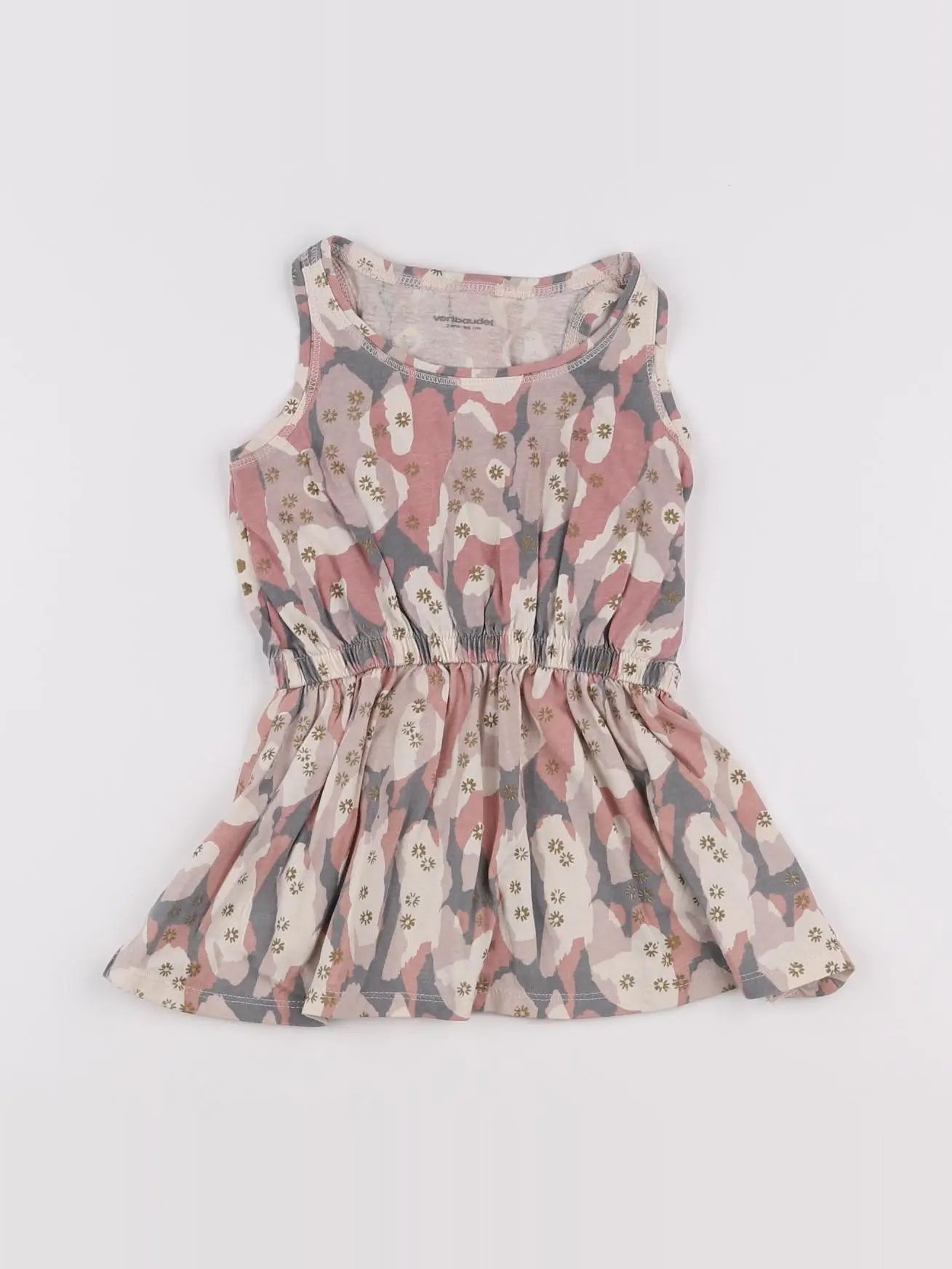 Vertbaudet - robe multicolore - 2 ans