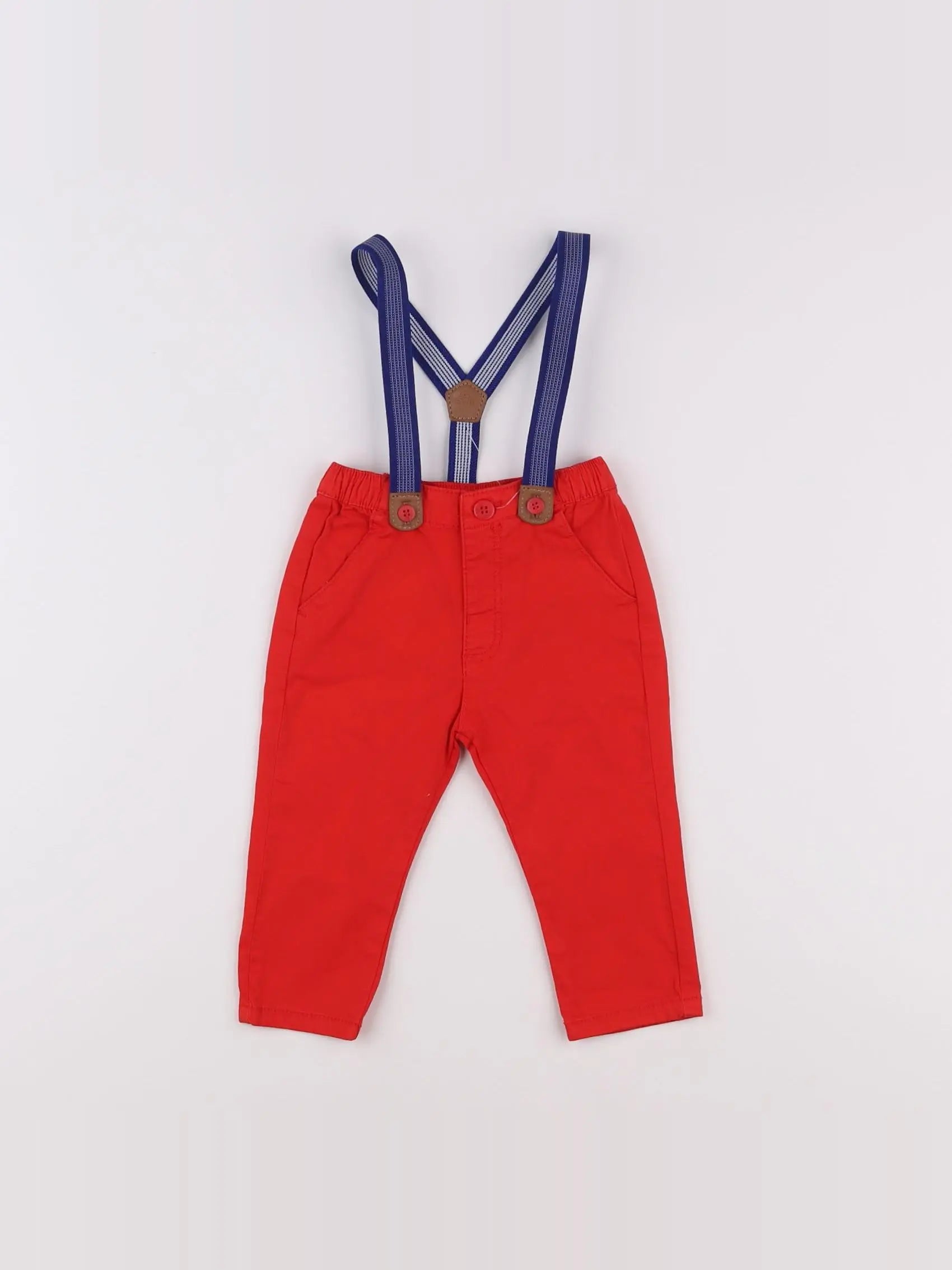 Mayoral - pantalon rouge - 6/9 mois