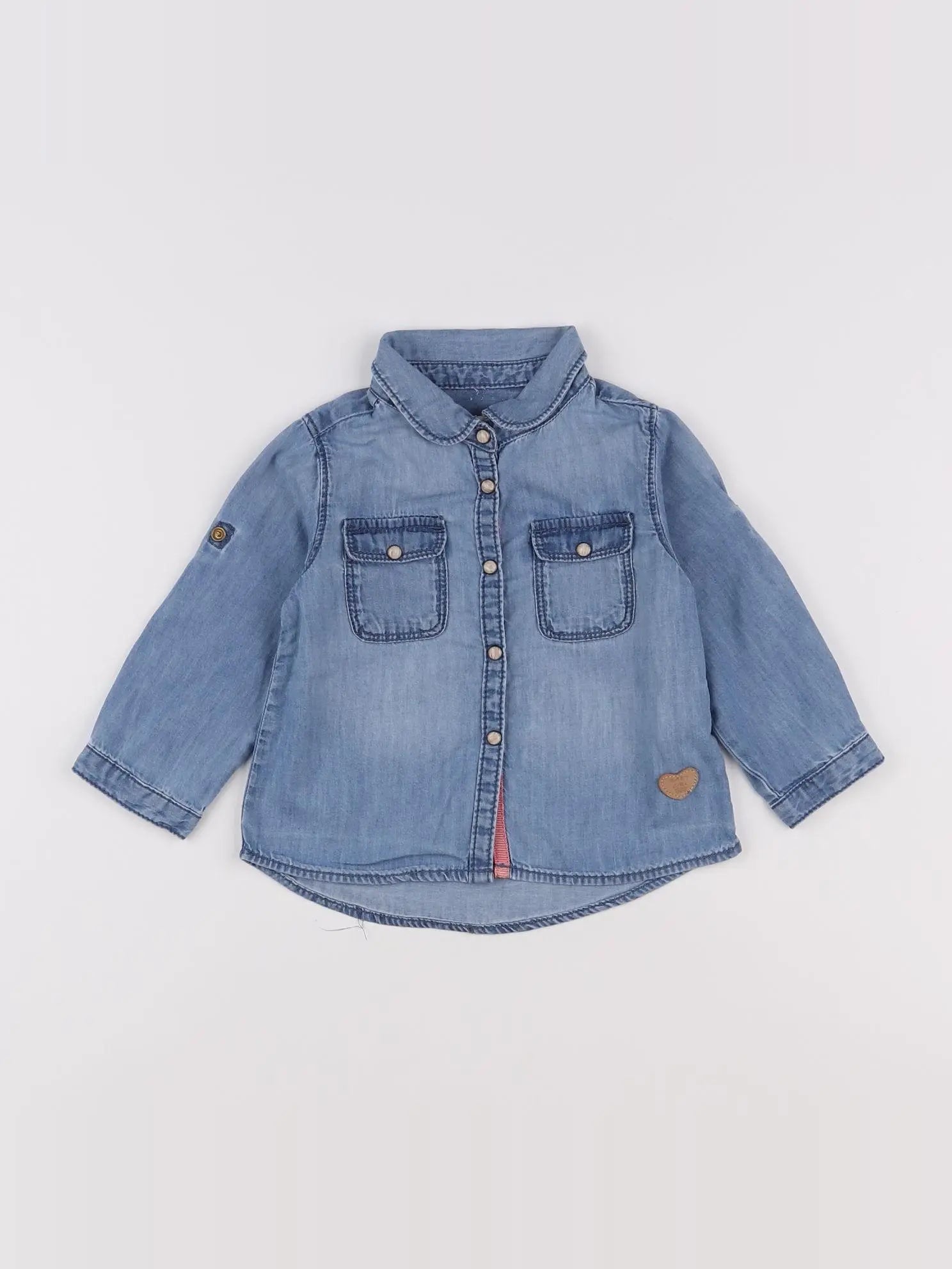 Zara - chemise bleu - 9/12 mois