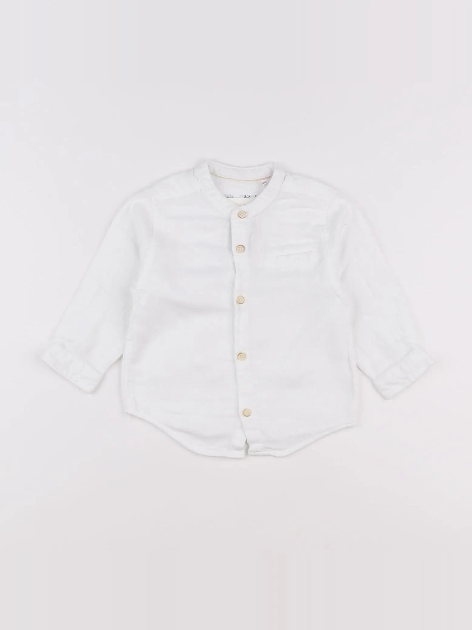 Zara - chemise blanc - 9/12 mois