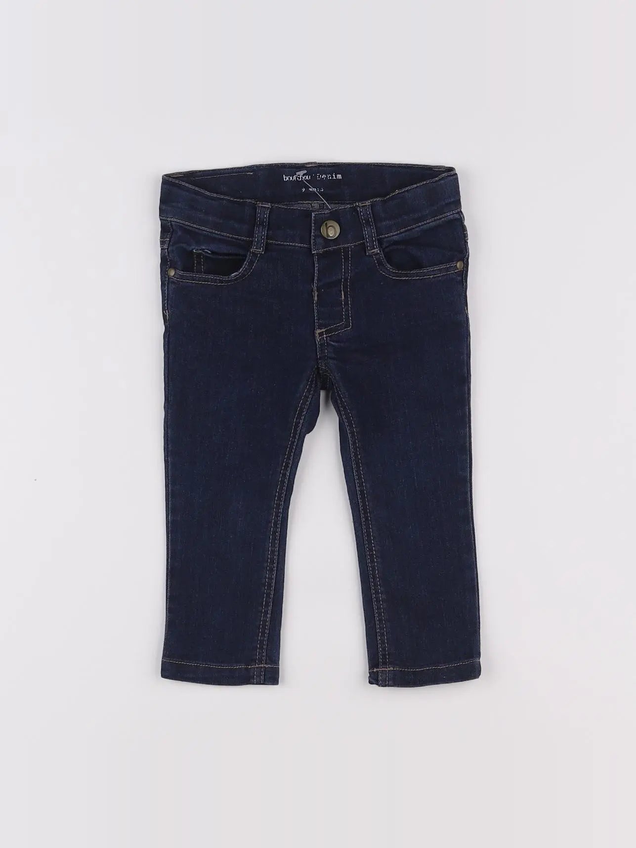 Boutchou - jegging bleu - 9 mois