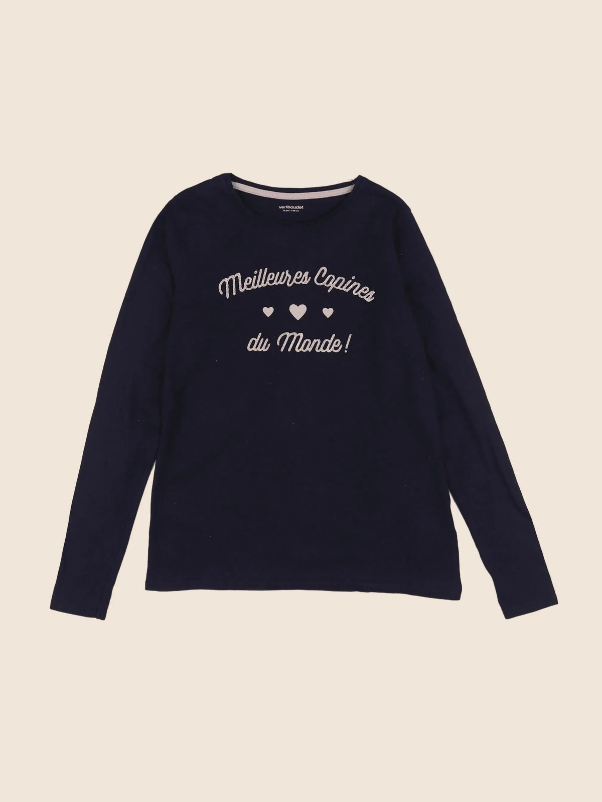 Vertbaudet - tee-shirt bleu - 10 ans
