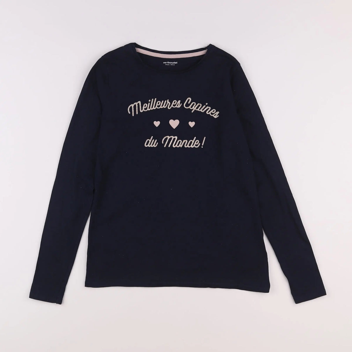 Vertbaudet - tee-shirt bleu - 10 ans