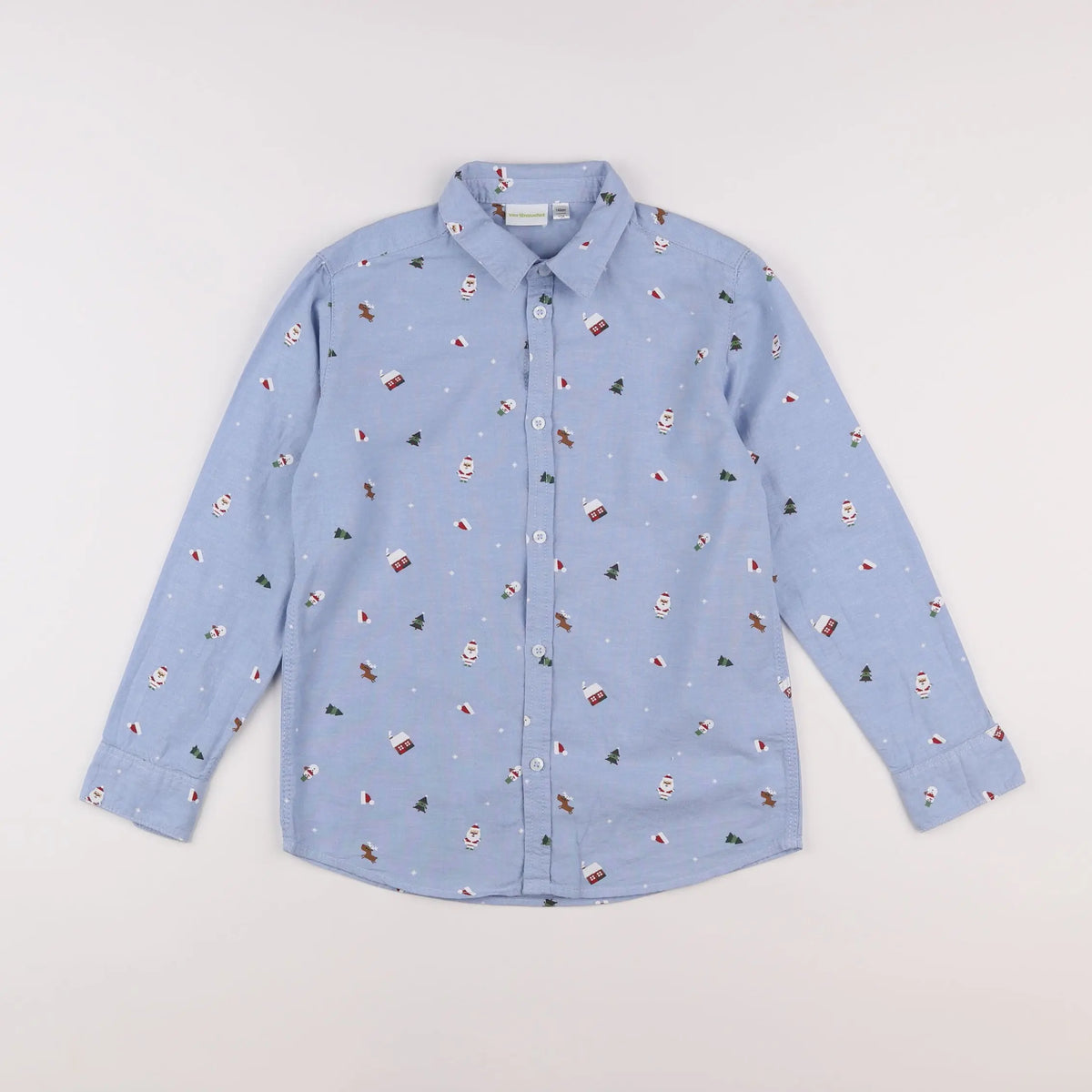 Vertbaudet - chemise bleu - 10 ans