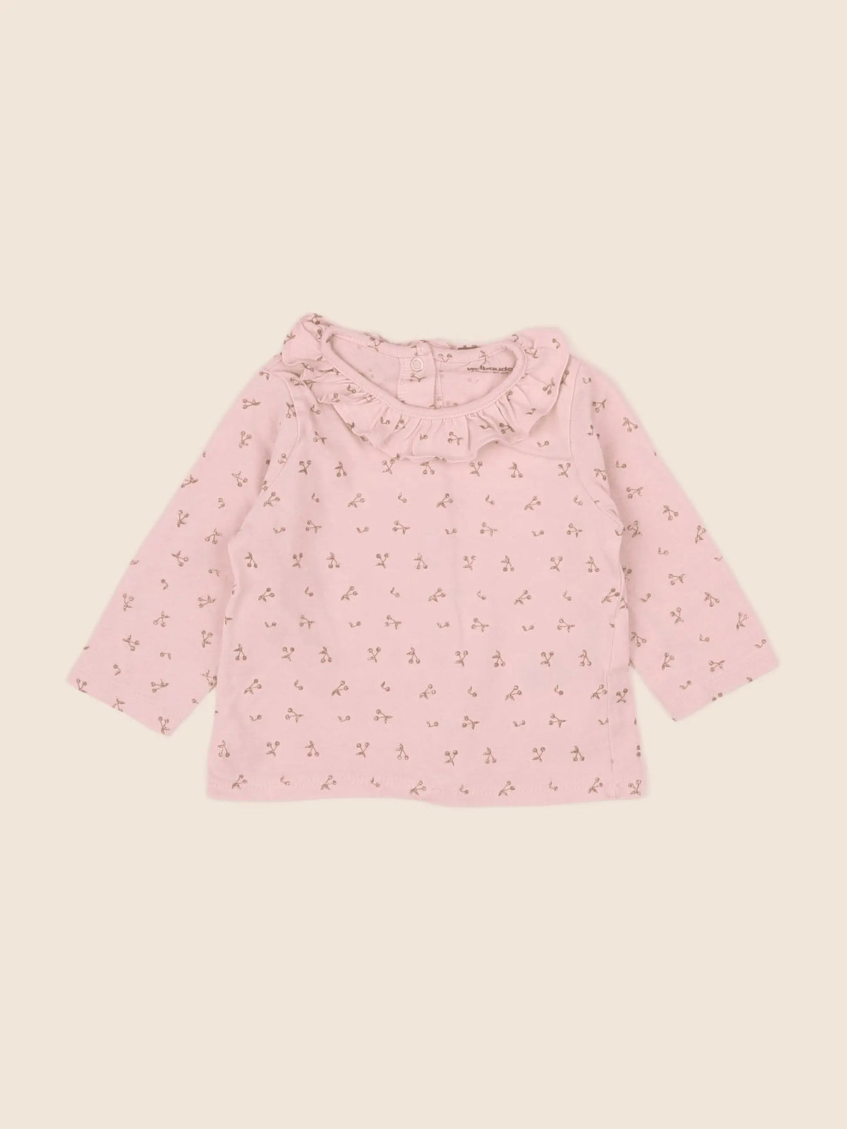 Vertbaudet - tee-shirt rose - 6 mois