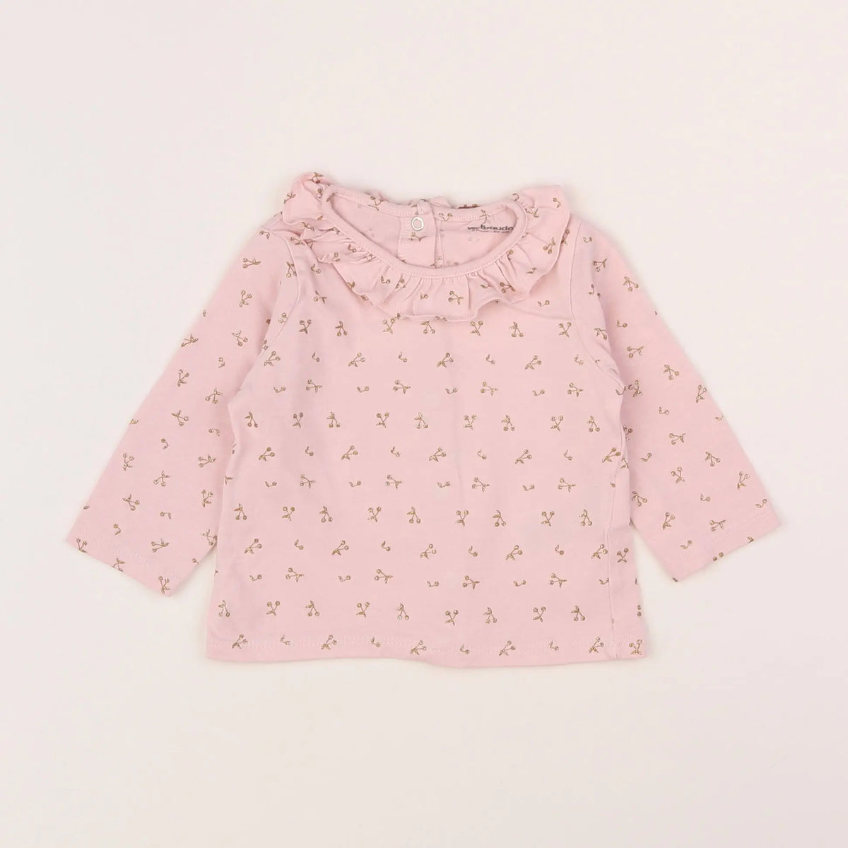 Vertbaudet - tee-shirt rose - 6 mois