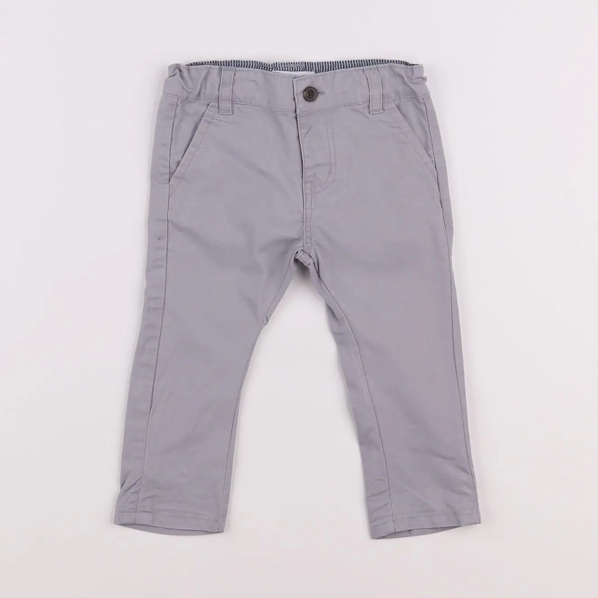 Vertbaudet - pantalon gris - 6 mois