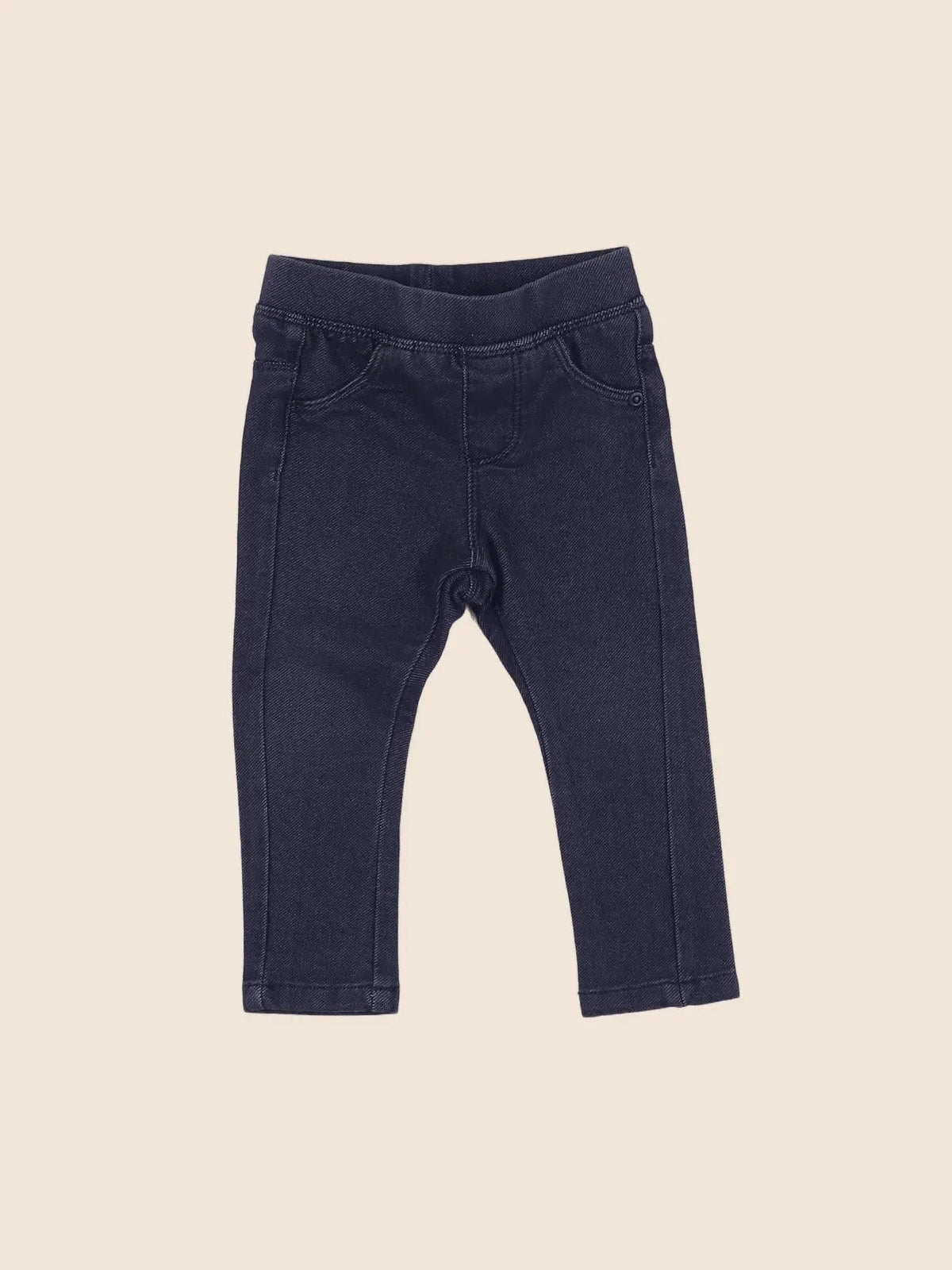 Vertbaudet - jegging bleu - 9 mois