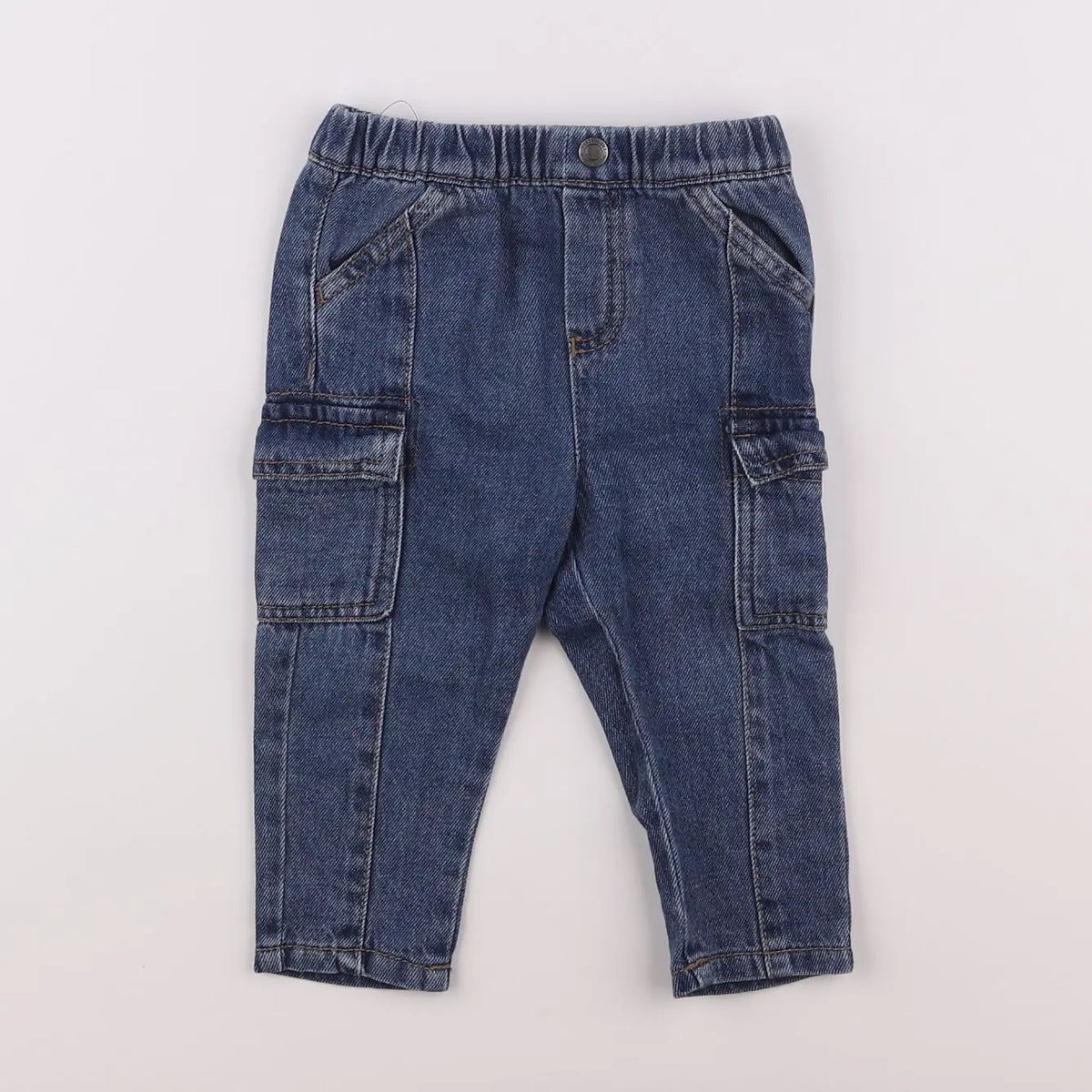 Vertbaudet - jean bleu - 9 mois