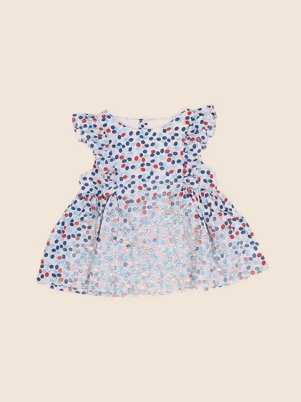 Jacadi - blouse bleu - 12 mois