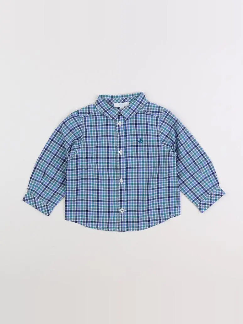 Jacadi - chemise bleu - 18 mois