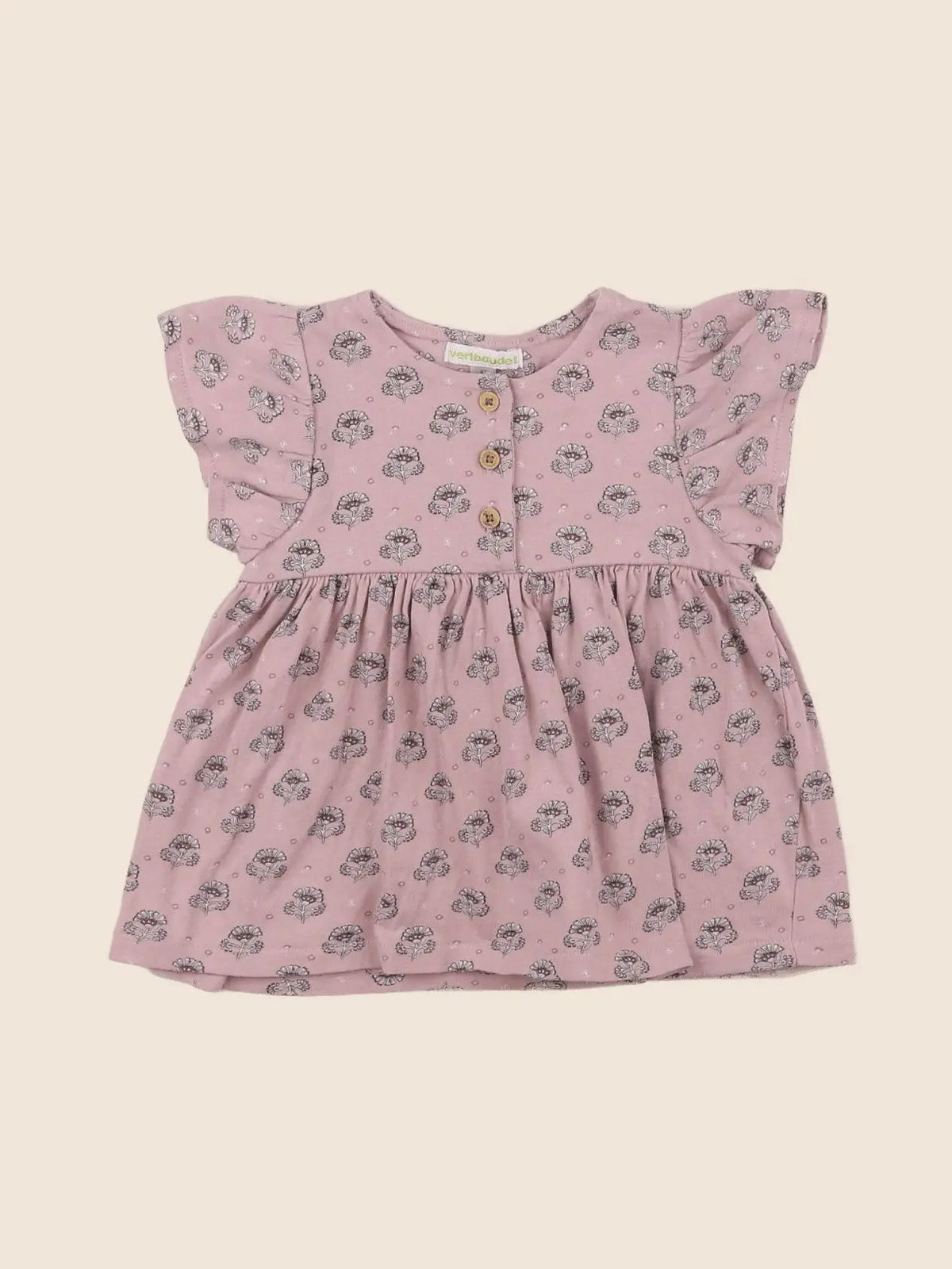 Vertbaudet - robe rose - 6 mois