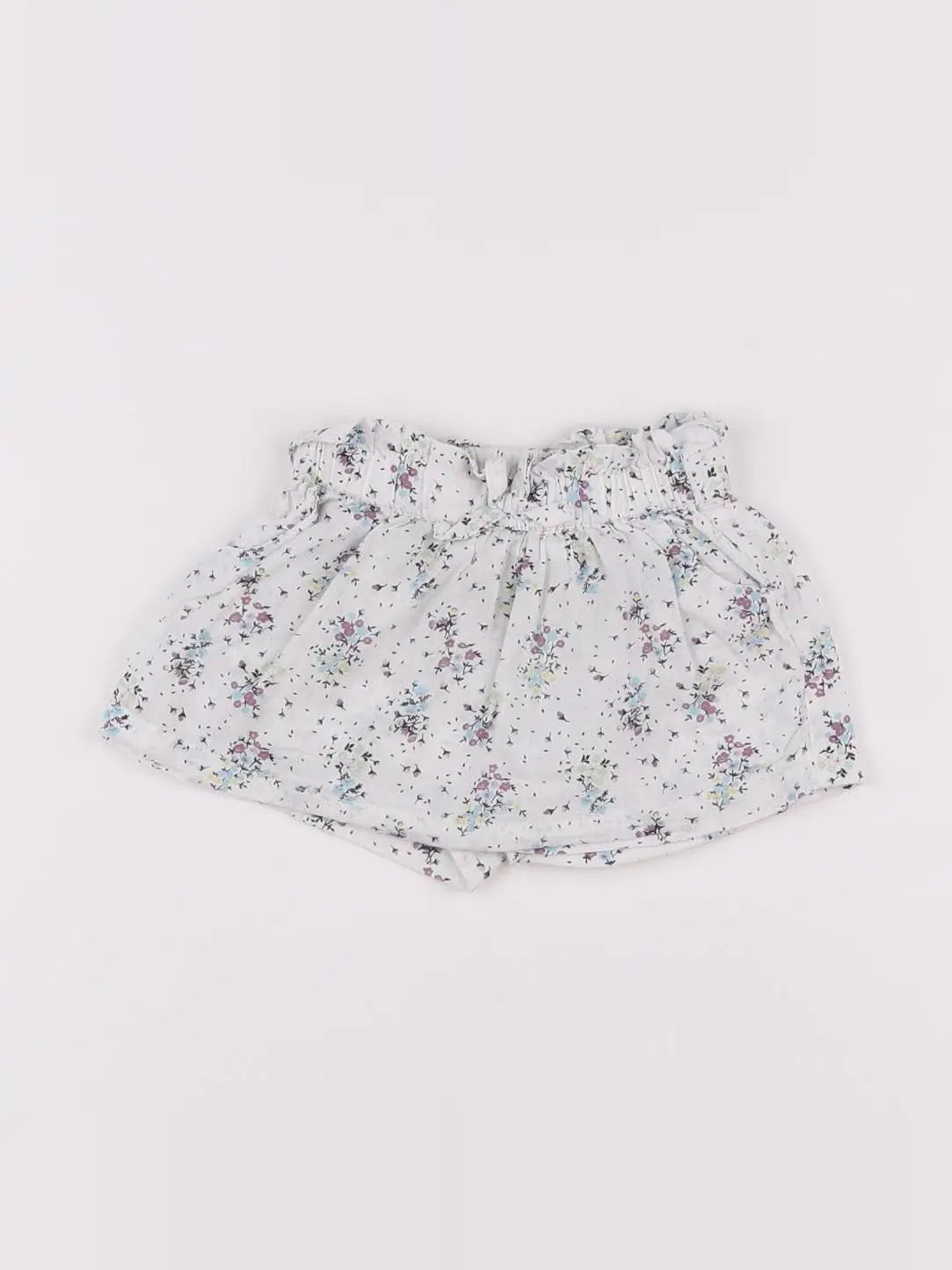 Vertbaudet - short blanc - 12 mois