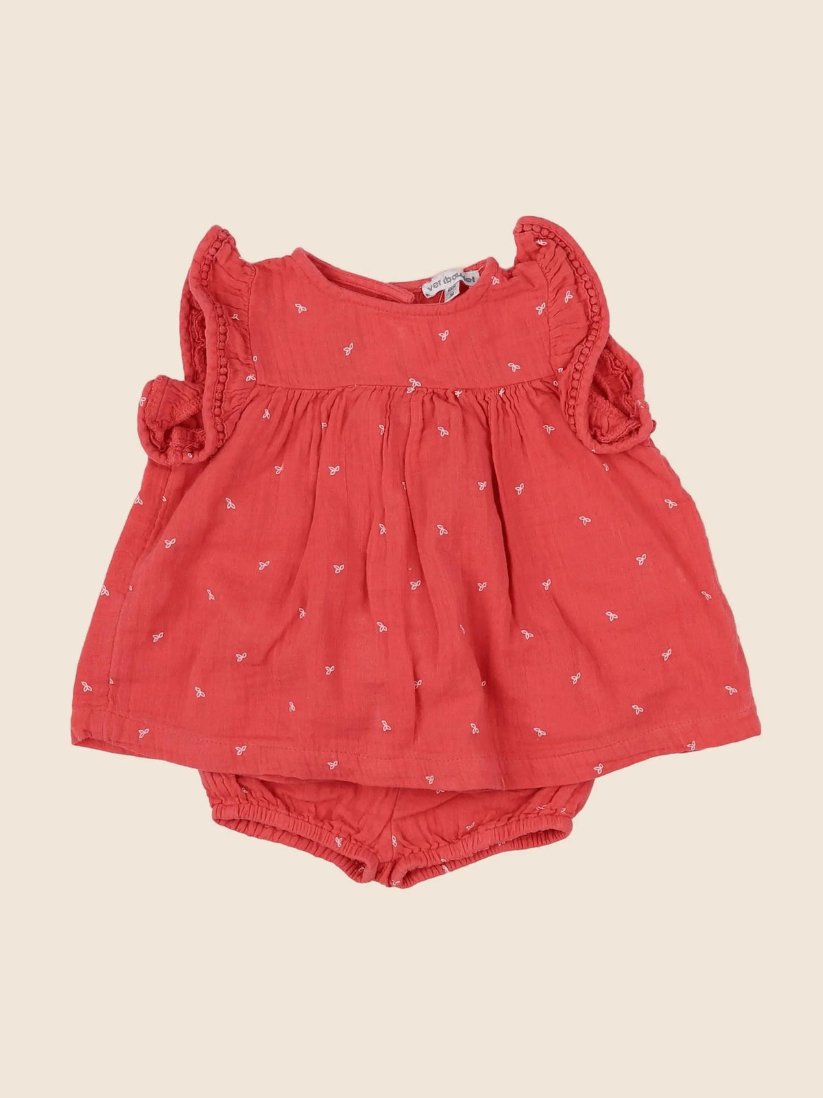 Vertbaudet - robe rose - 3 mois