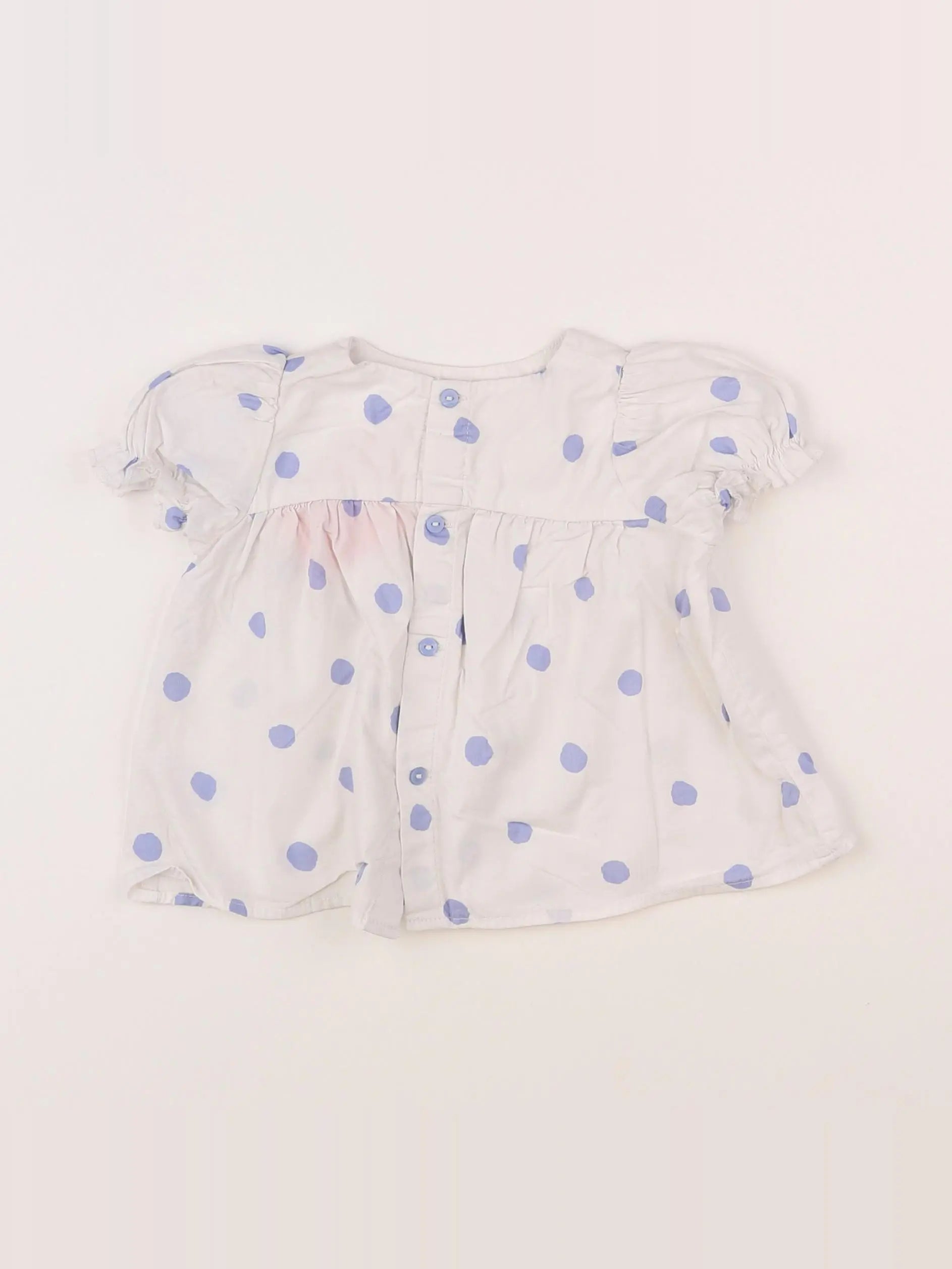 Zara - blouse blanc - 3/6 mois