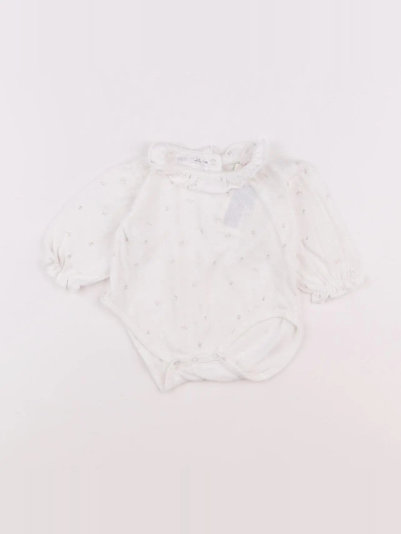 Zara - combinaison blanc - 1 mois