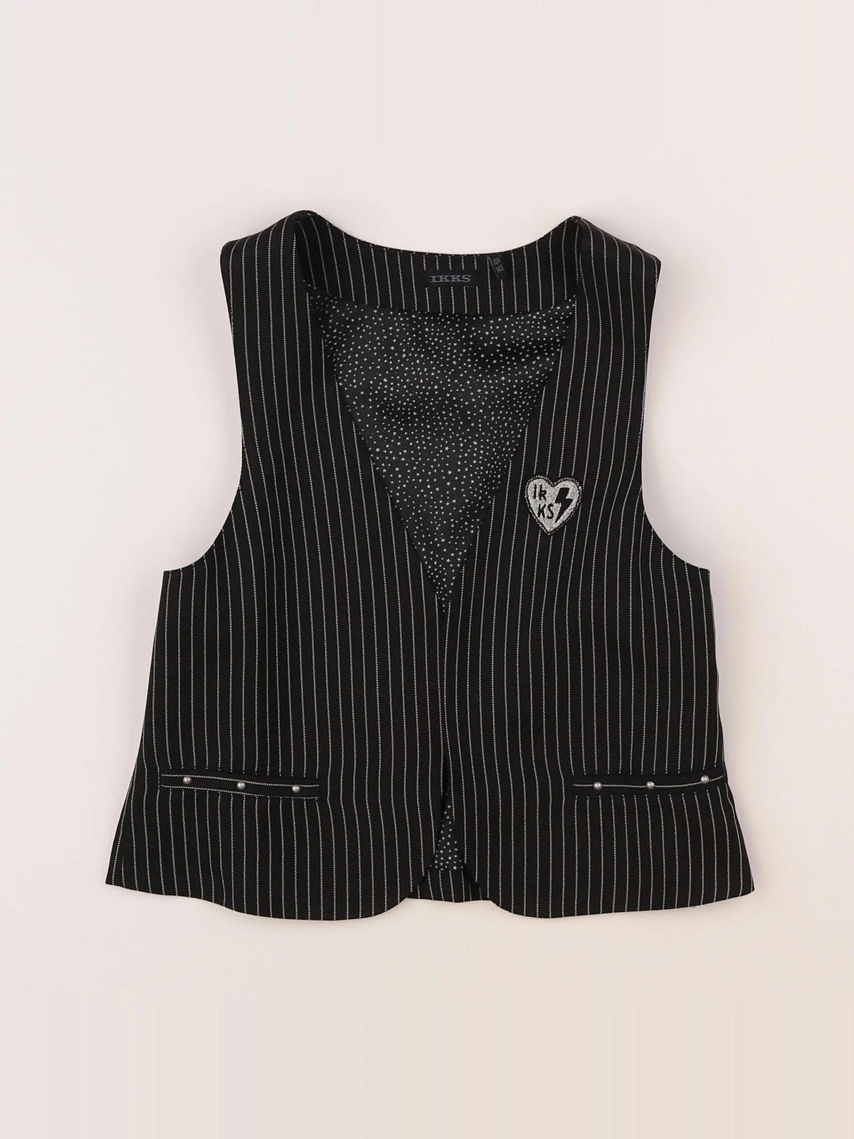 IKKS - gilet noir - 10 ans