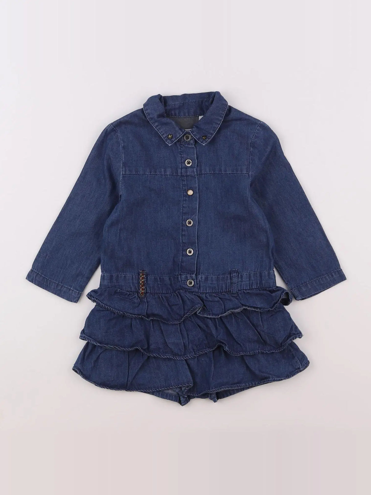 IKKS - robe bleu - 18 mois