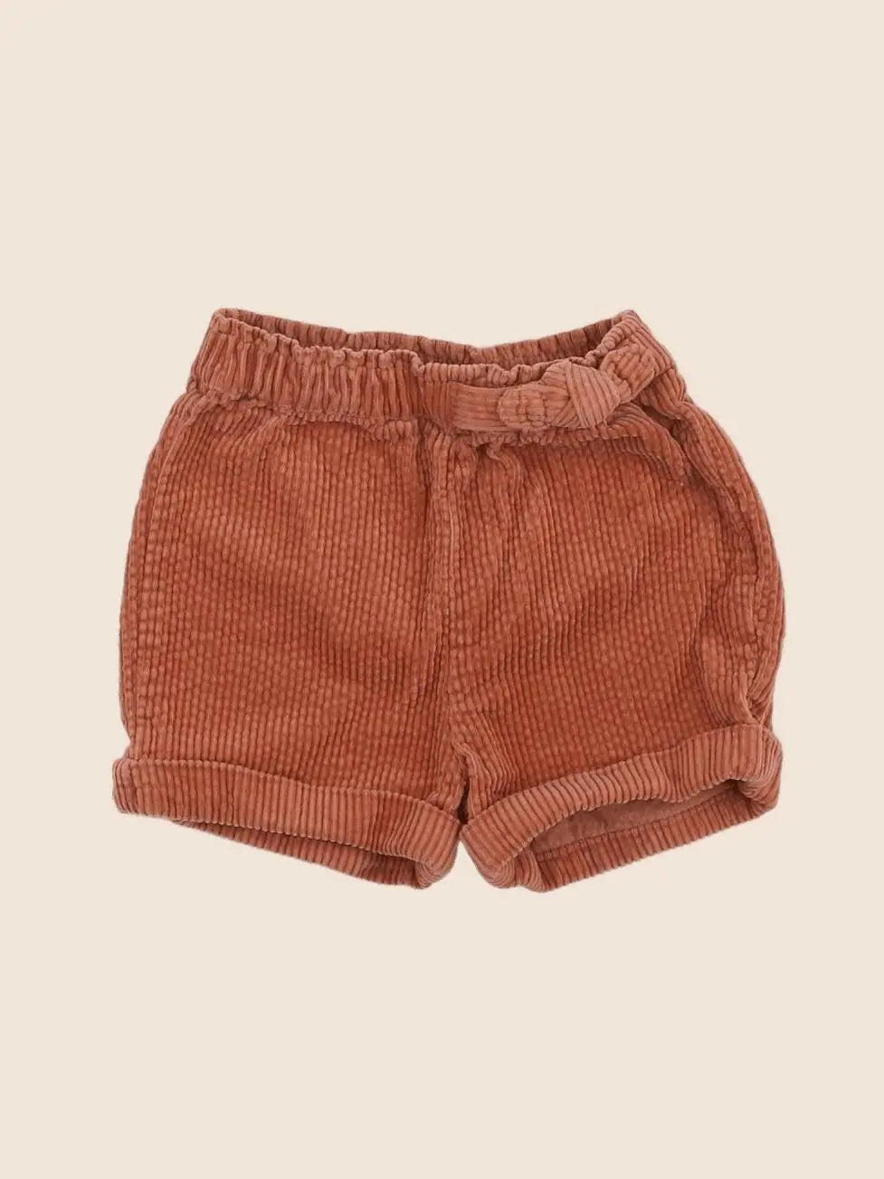 Vertbaudet - short marron - 12 mois