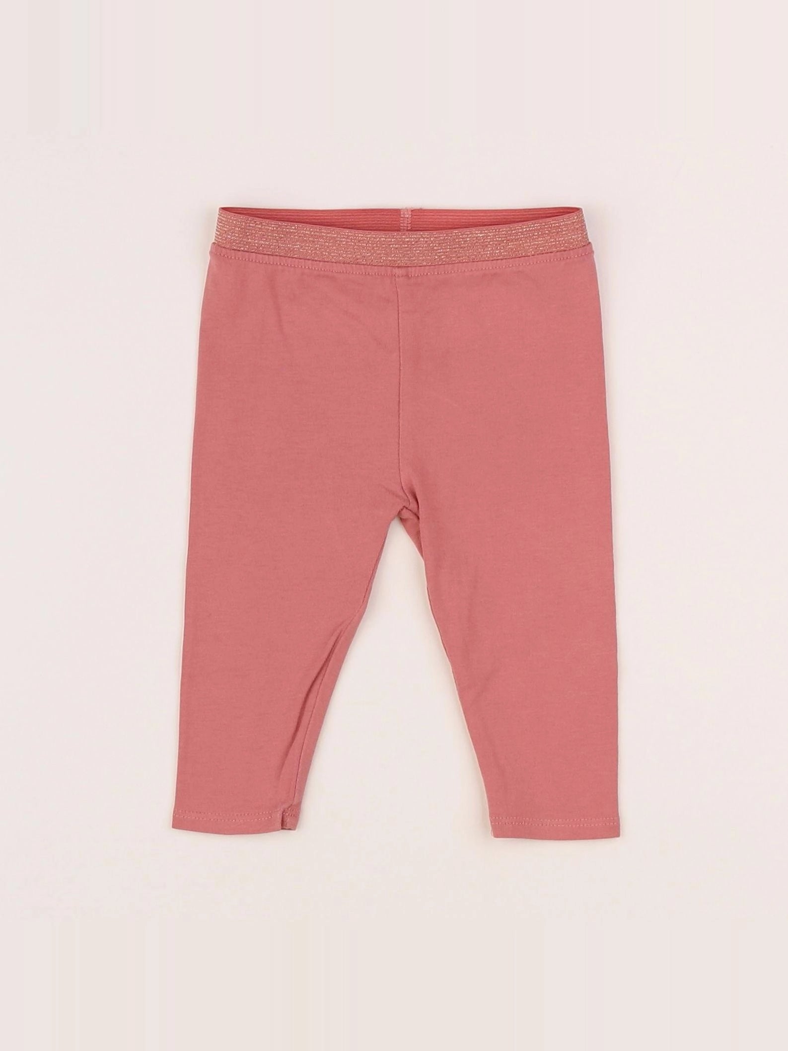 Vertbaudet - legging rose - 6 mois