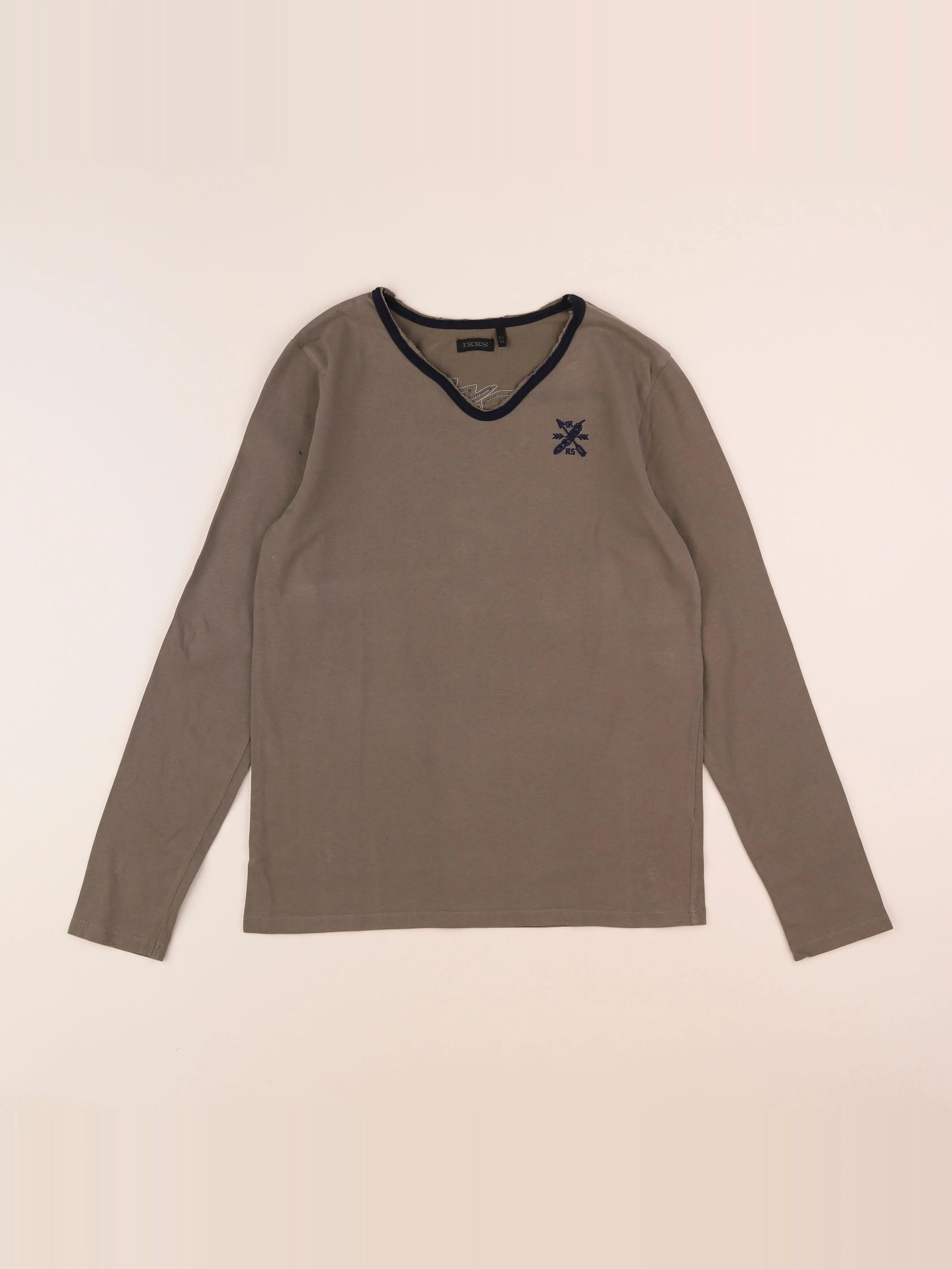 IKKS - tee-shirt marron - 12 ans