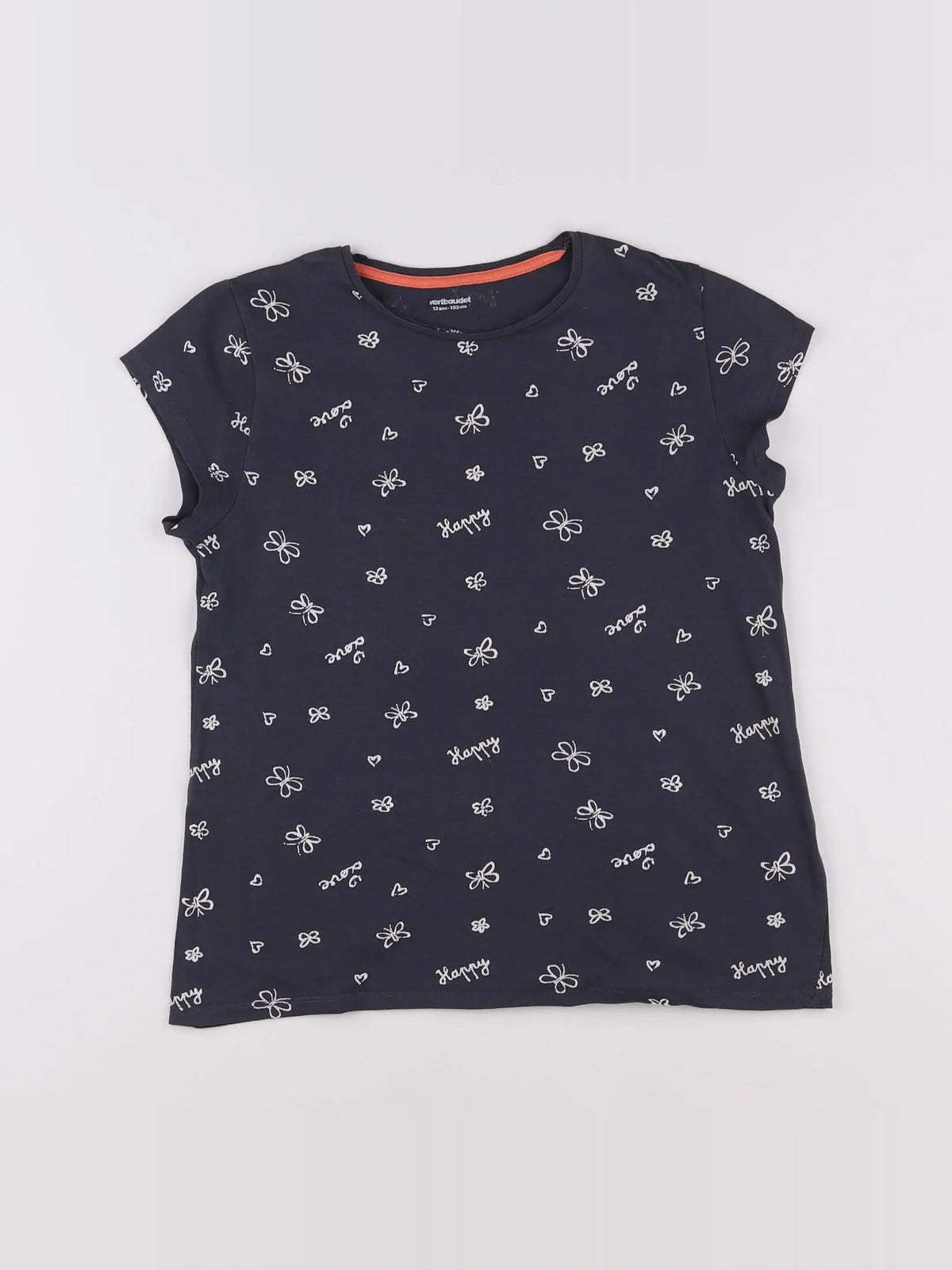 Vertbaudet - tee-shirt gris - 12 ans