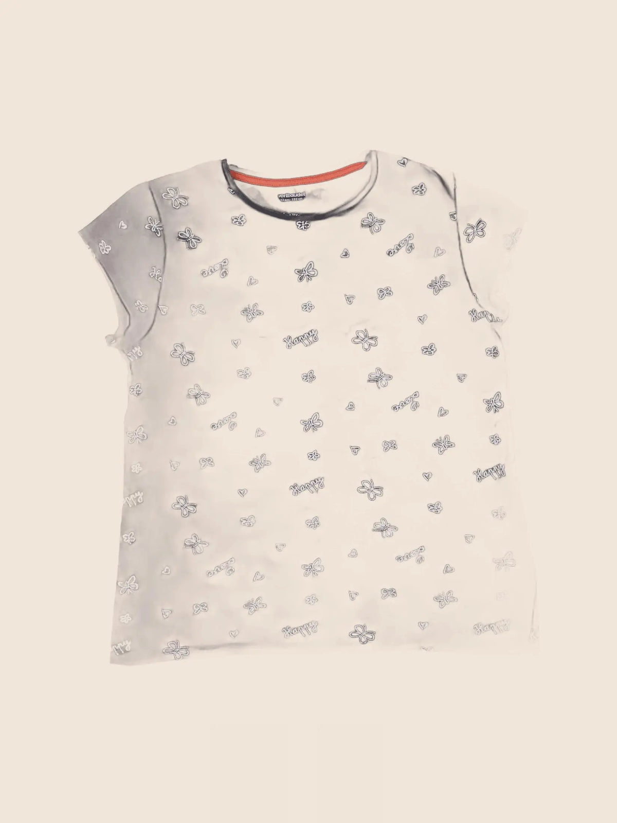Vertbaudet - tee-shirt gris - 12 ans