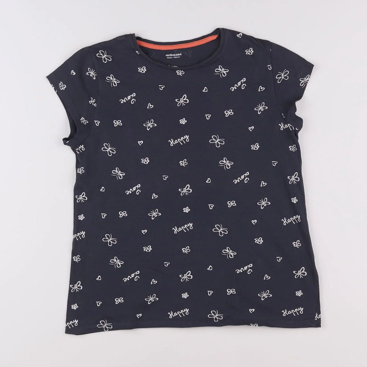 Vertbaudet - tee-shirt gris - 12 ans