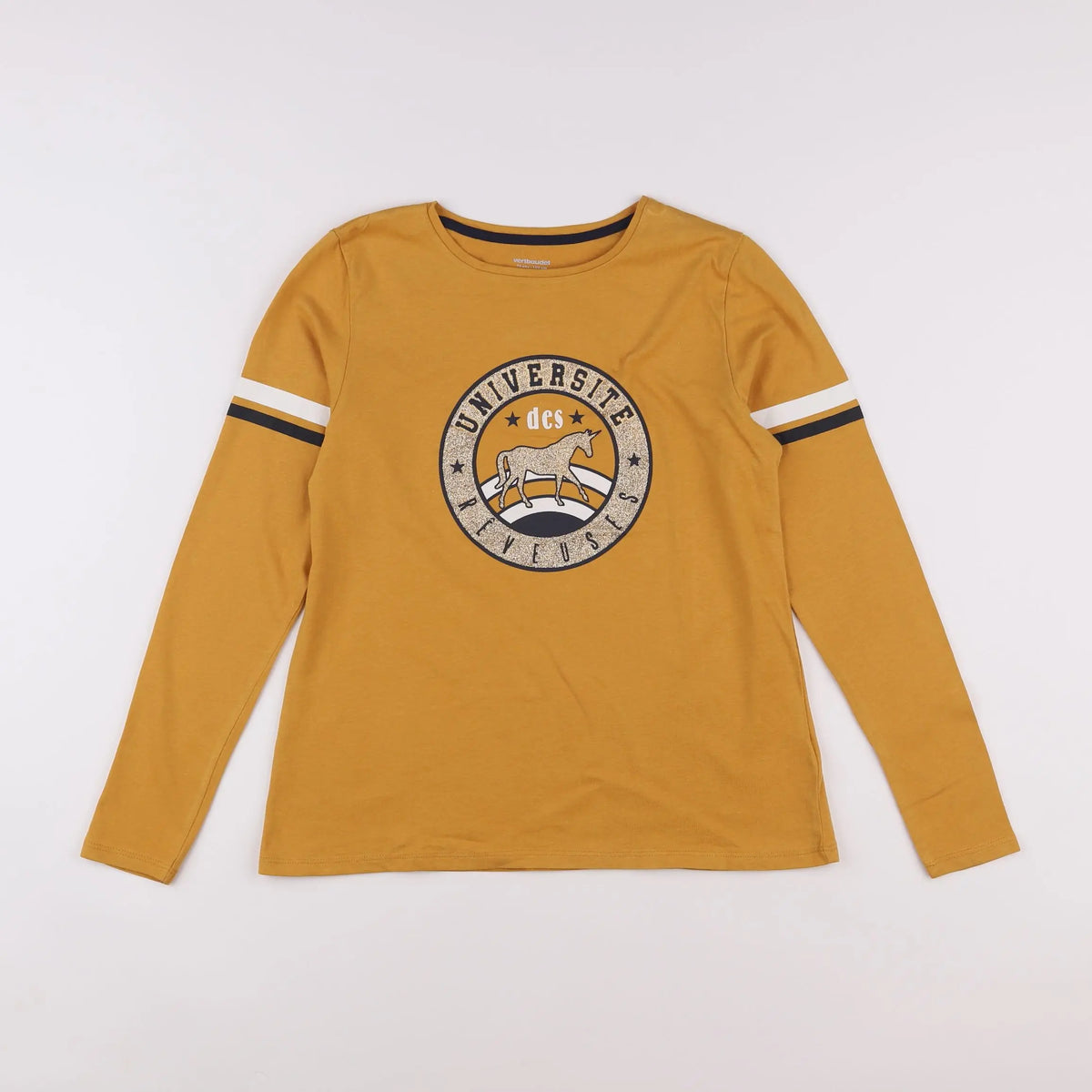 Vertbaudet - tee-shirt jaune - 12 ans