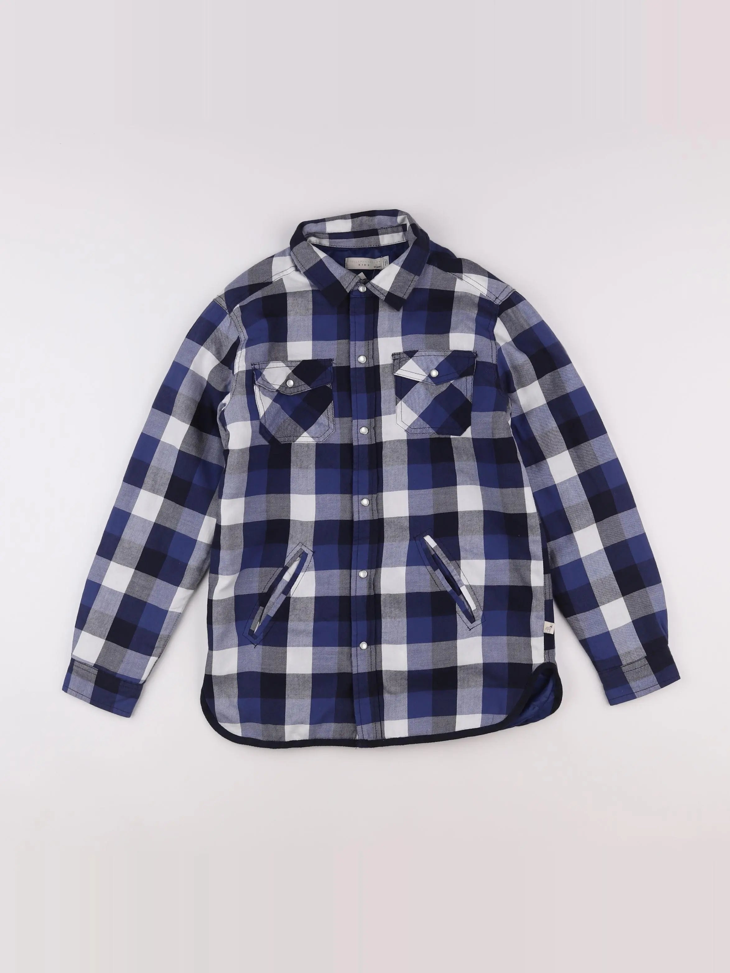 Stella McCartney Kids - chemise bleu, blanc - 10 ans