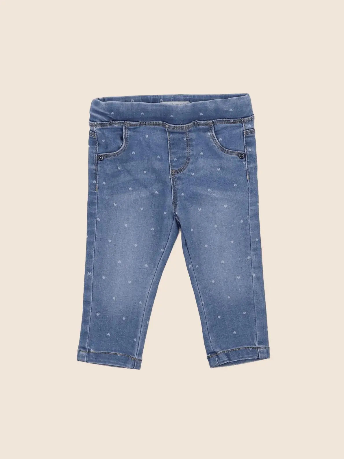Vertbaudet - jegging bleu - 6 mois
