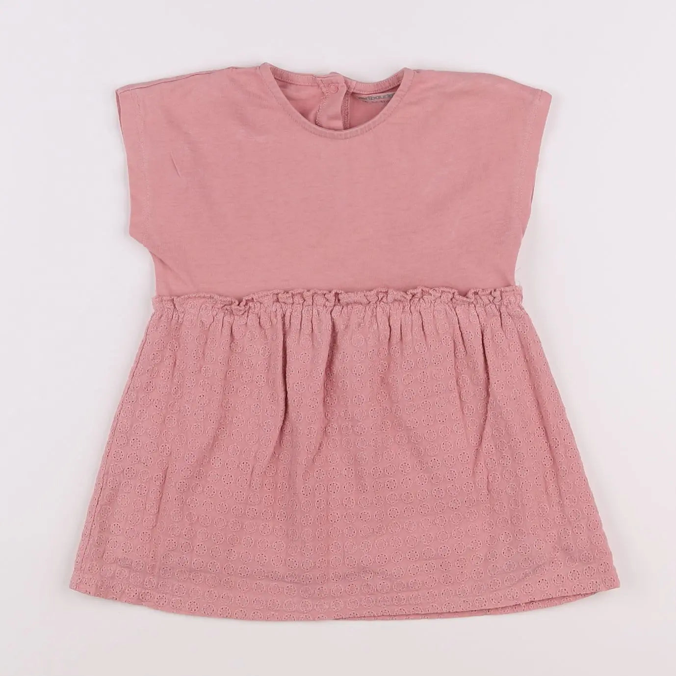 Vertbaudet - robe rose - 18 mois