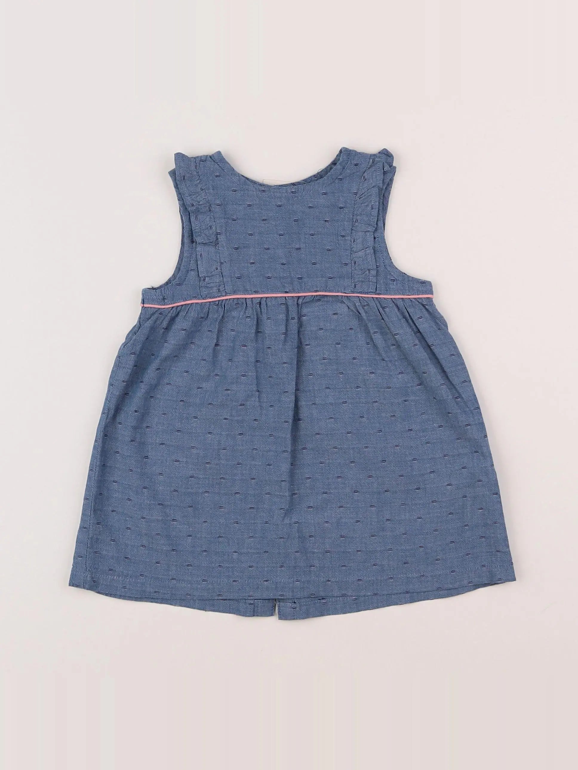 Lola Palacios - robe bleu - 6 mois