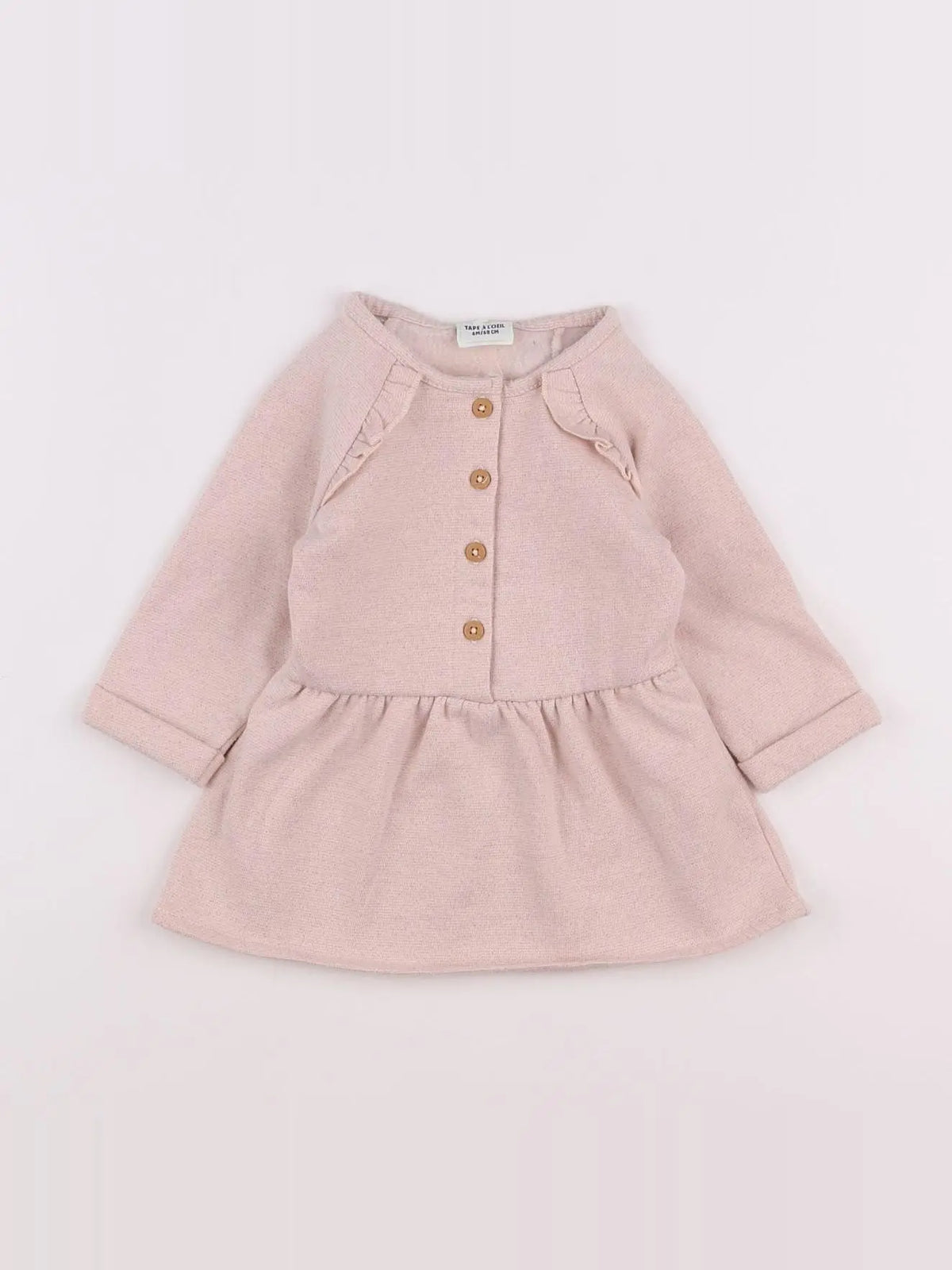 Tape à l'oeil - robe rose - 6 mois