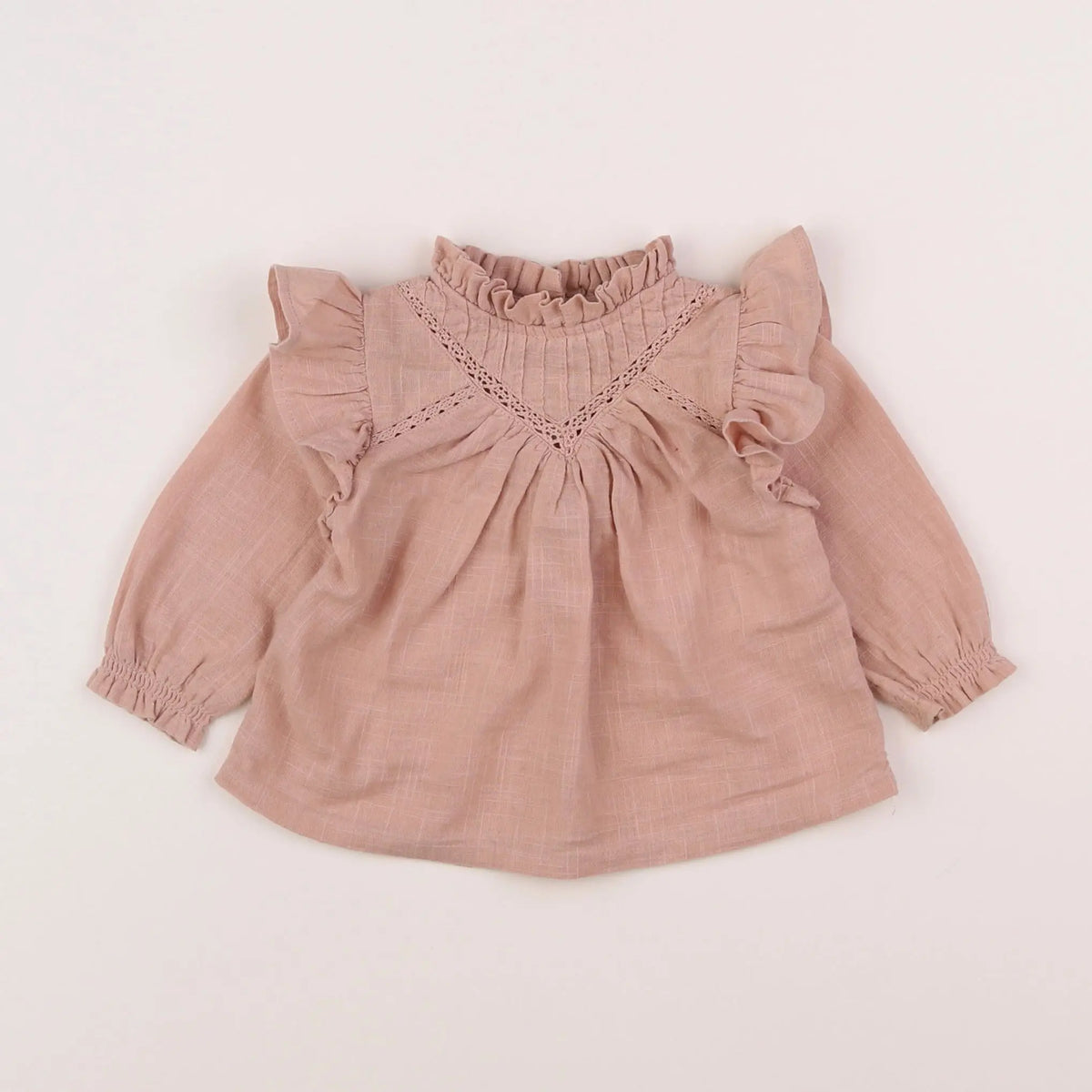Vertbaudet - blouse rose - 3 mois