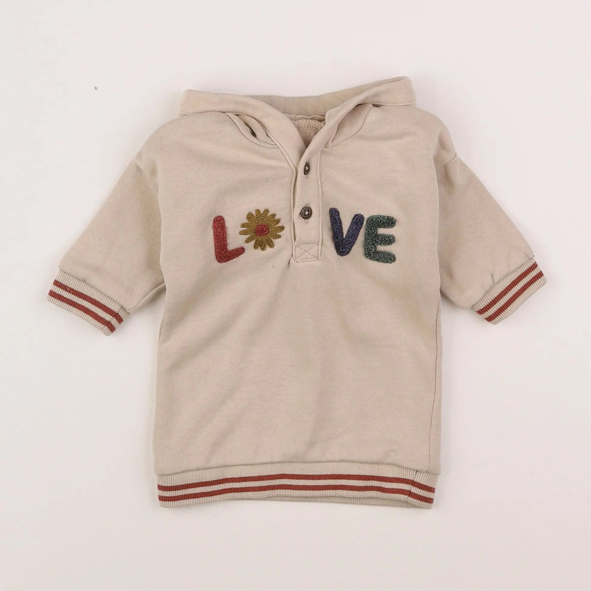 Vertbaudet - robe marron - 3 mois
