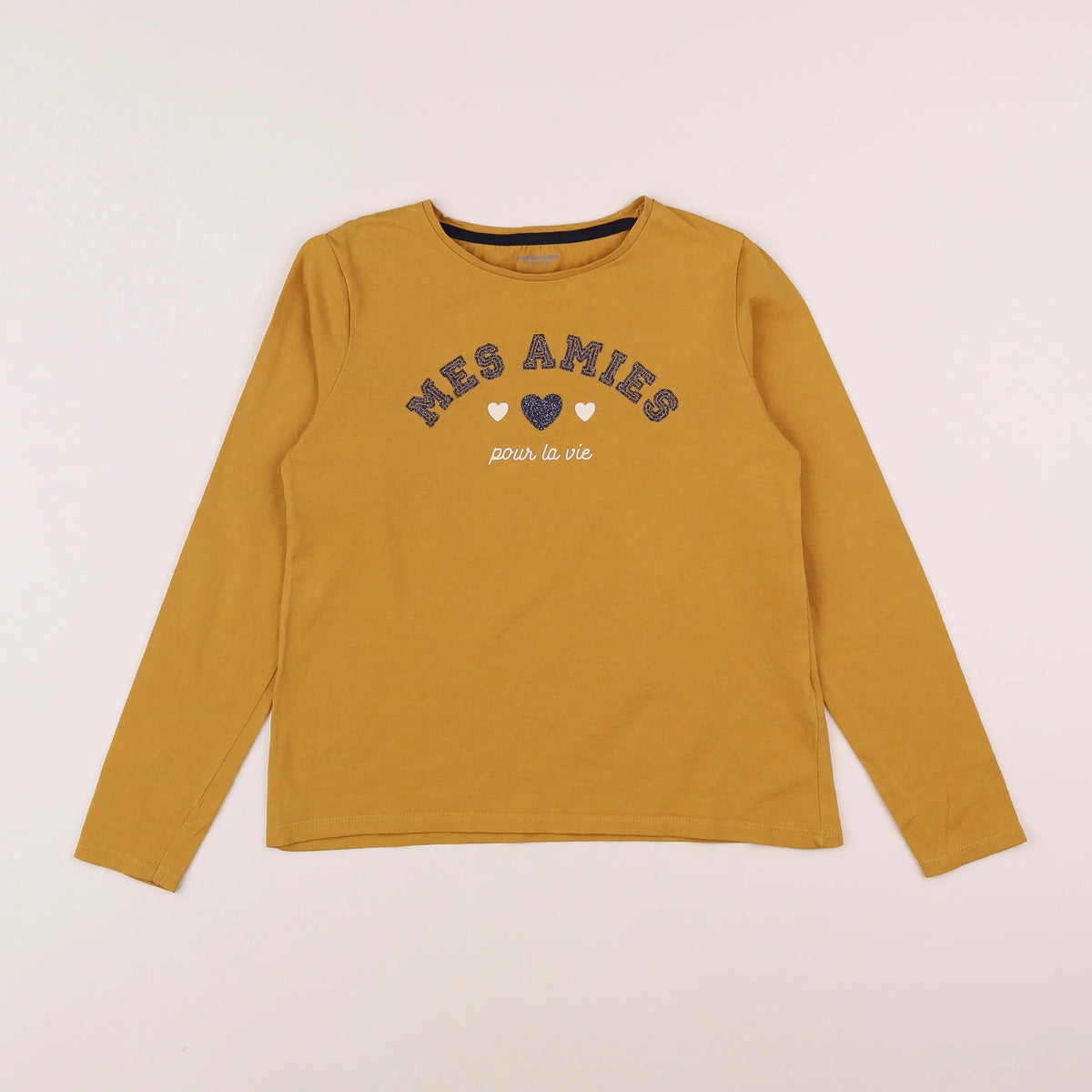 Vertbaudet - tee-shirt jaune - 10 ans
