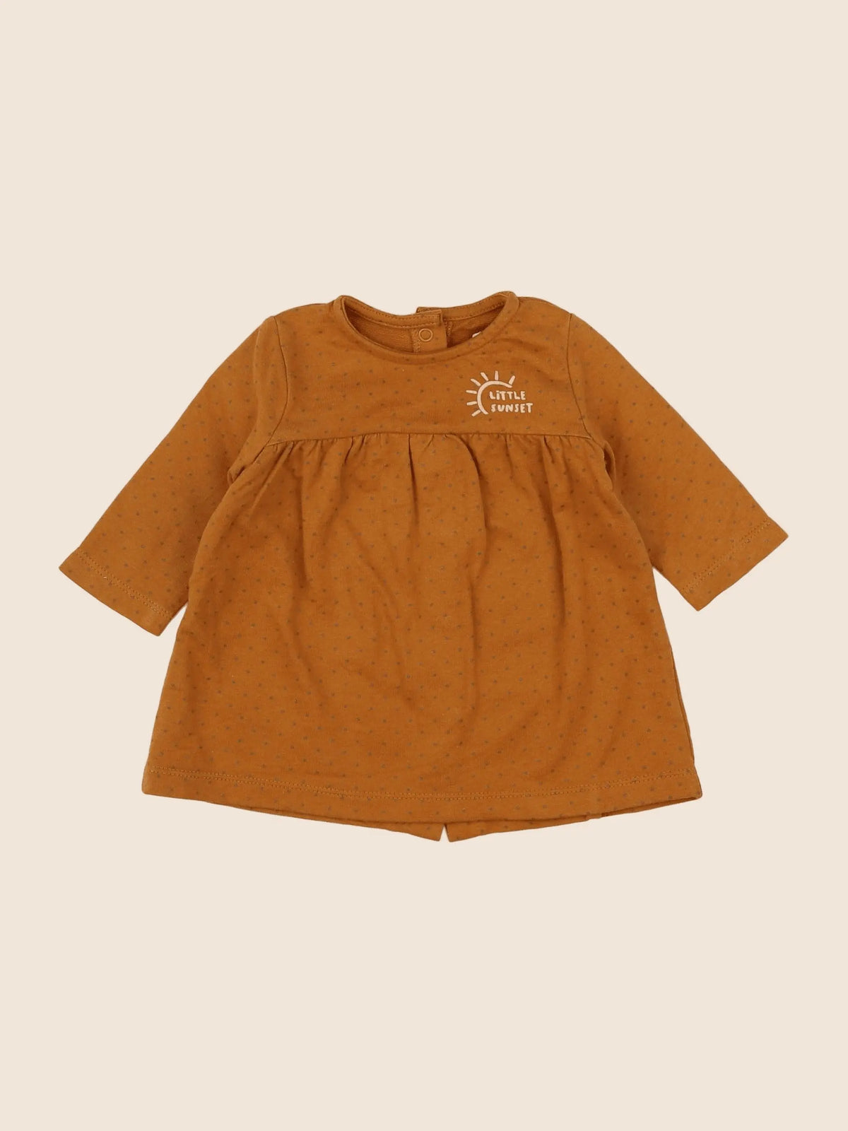 Vertbaudet - robe orange - 3 mois