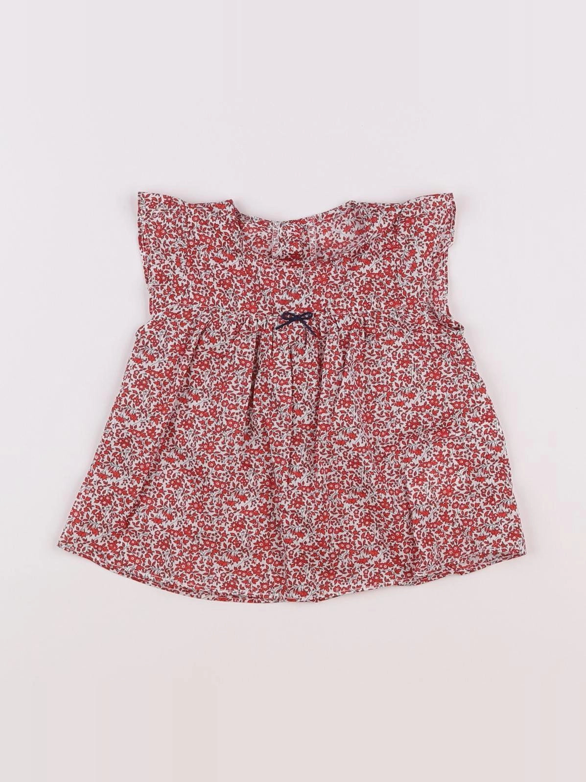 Absorba - blouse rouge - 12 mois