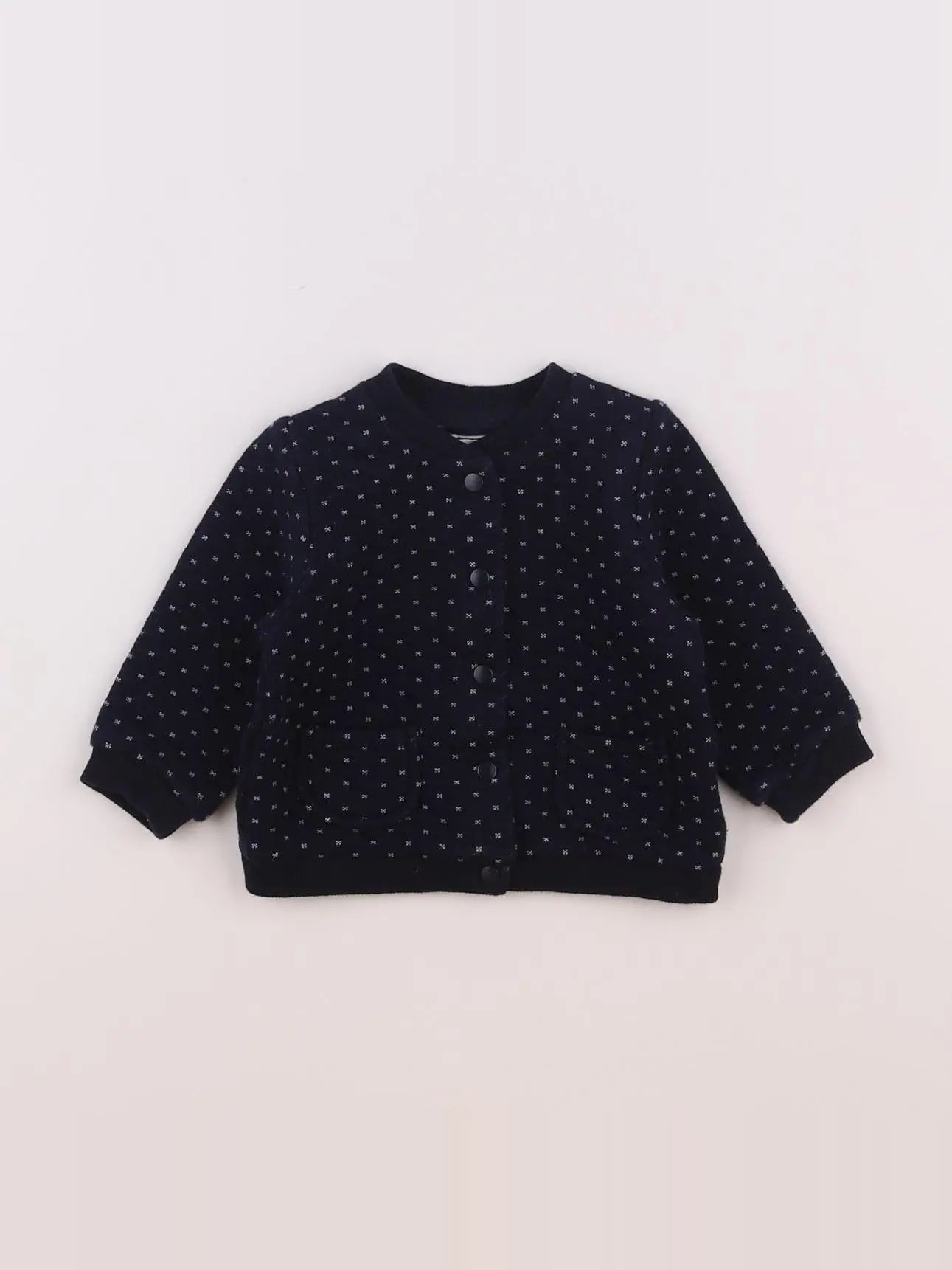 Boutchou - sweat bleu - 6 mois