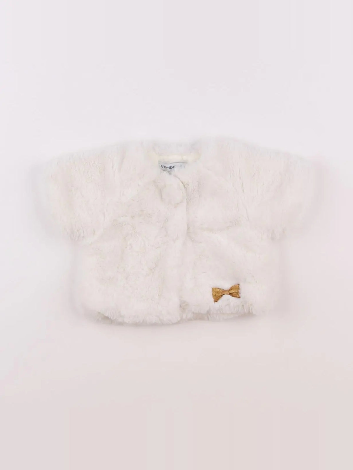 Vertbaudet - gilet blanc - 6 mois