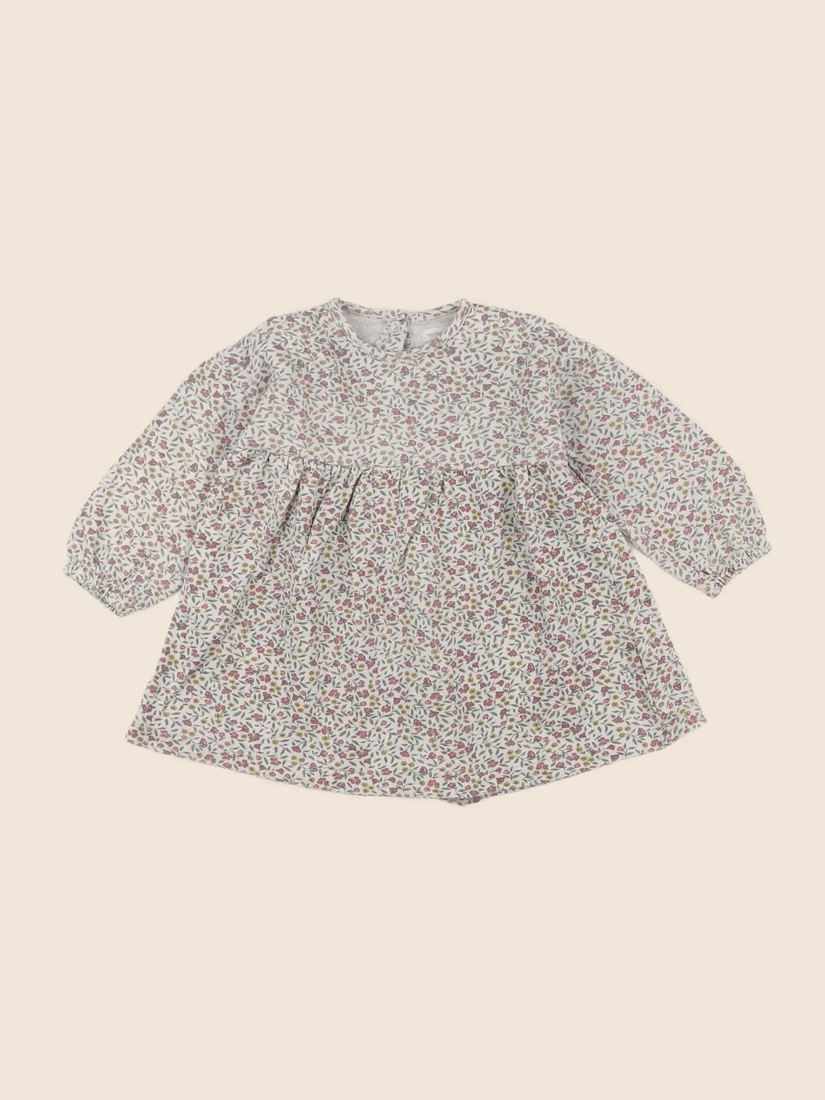 Vertbaudet - robe beige - 18 mois