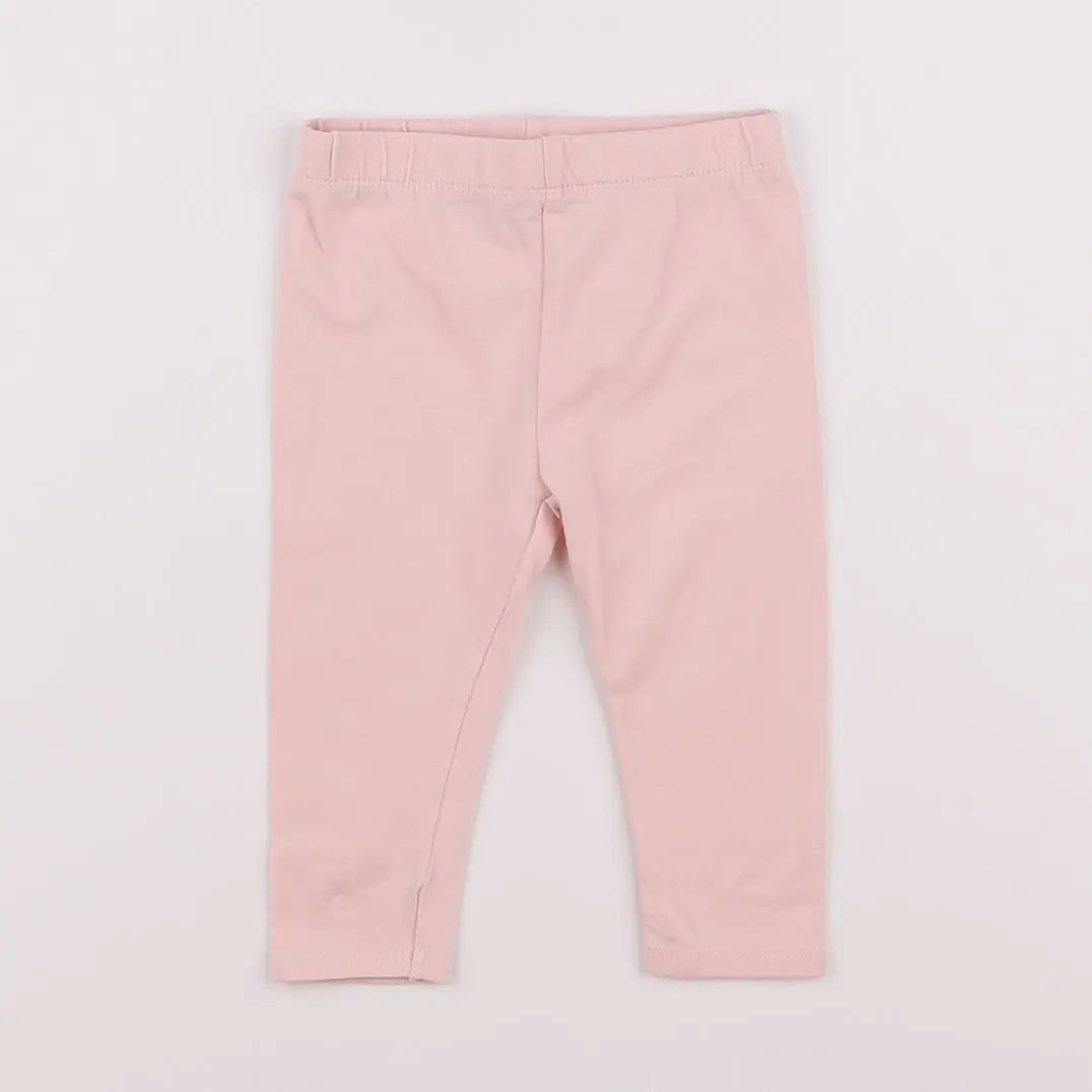 Vertbaudet - legging rose - 6 mois