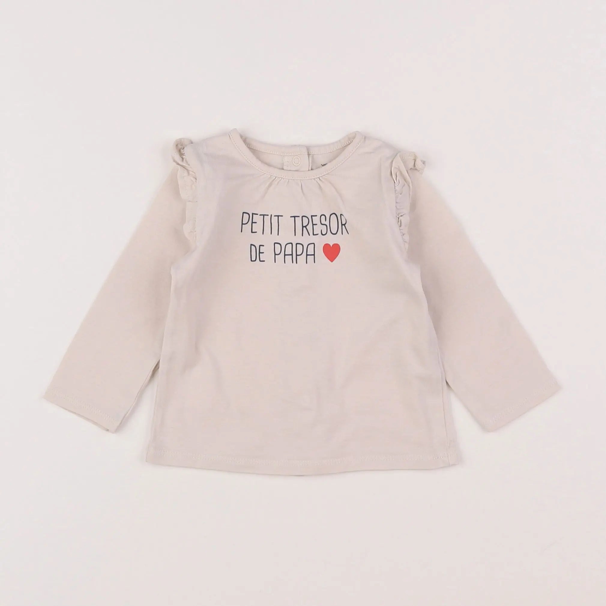 Vertbaudet - tee-shirt rose - 9 mois