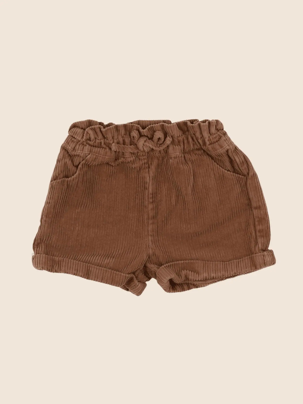 Vertbaudet - short marron - 12 mois