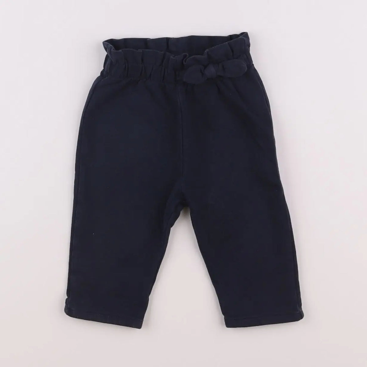 Vertbaudet - pantalon bleu - 12 mois