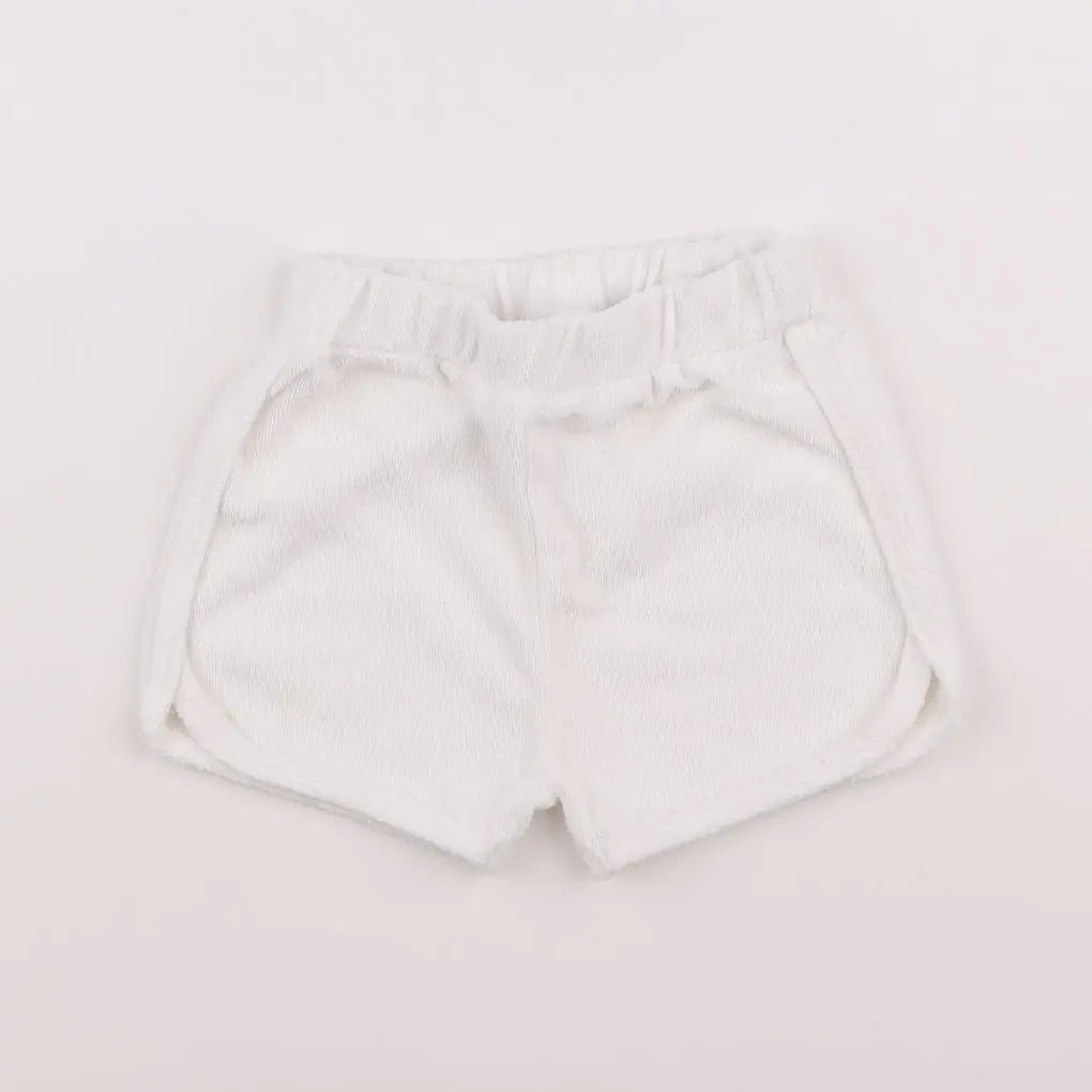 Vertbaudet - short blanc - 12 mois