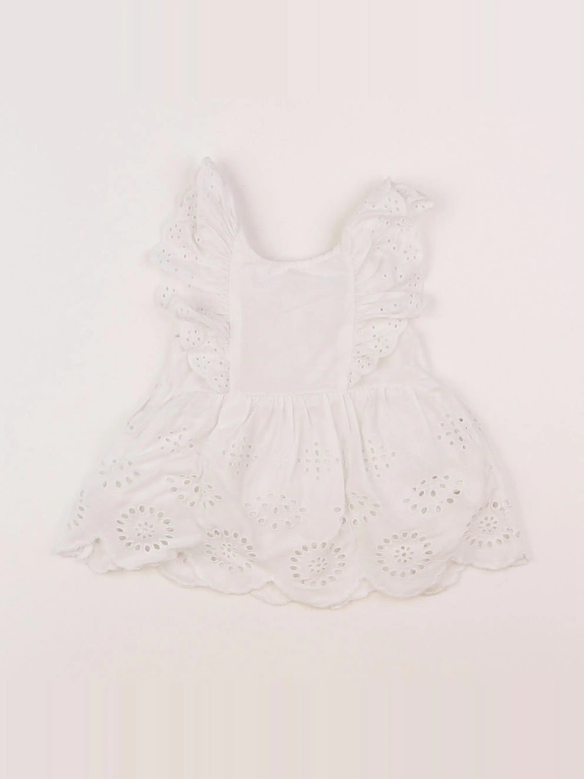 Vertbaudet - robe blanc - 3 mois